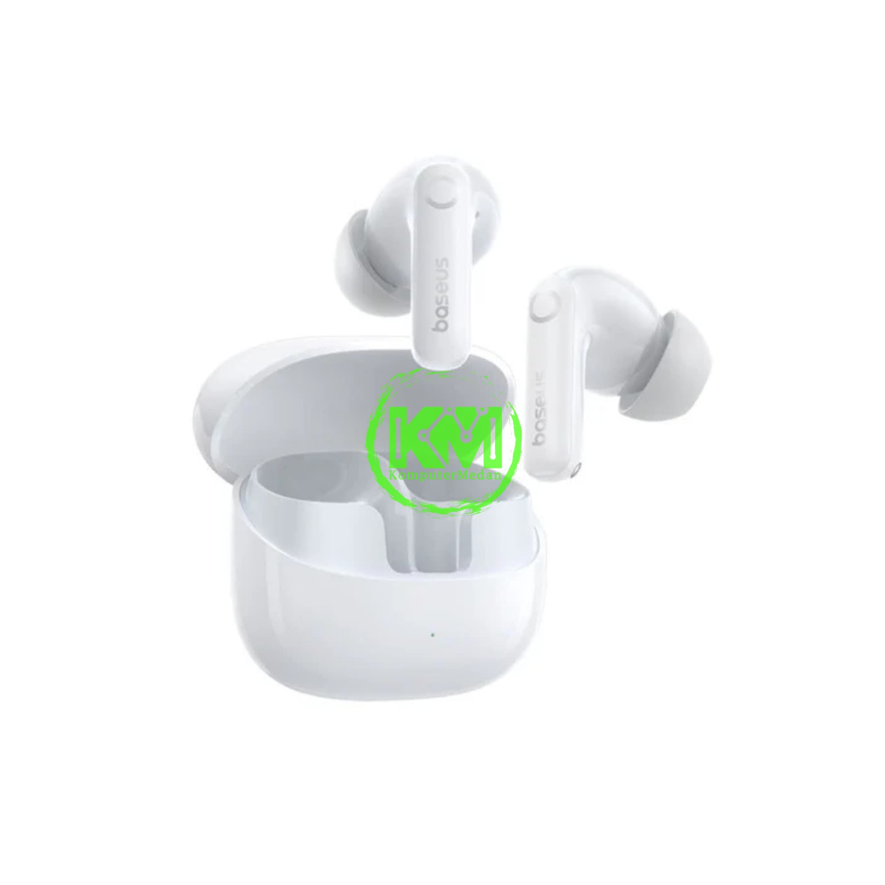 BASEUS BASS BP1 PRO IN-EAR TRUE WIRELESS EARBUDS MOON WHITE - Image 3