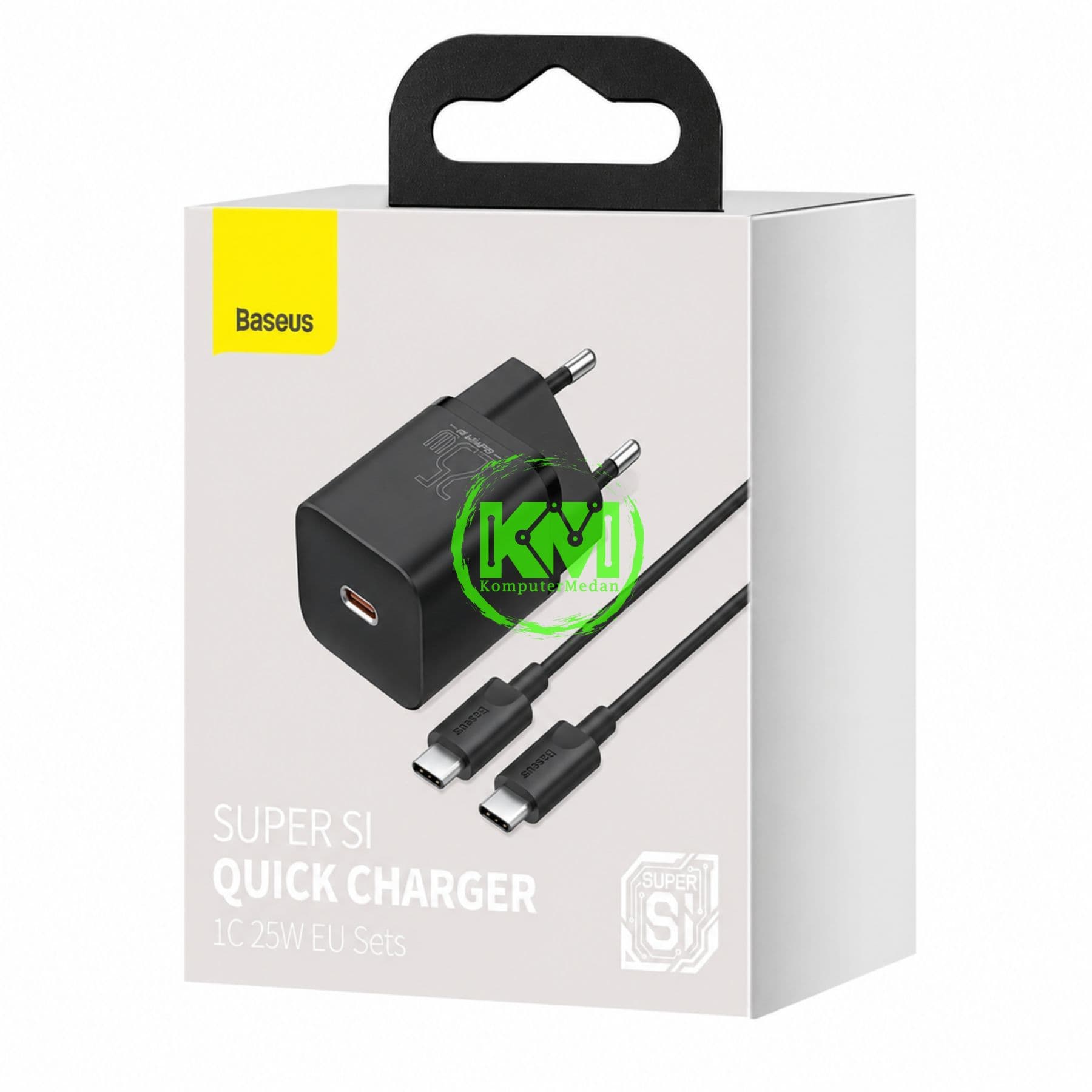 BASEUS SUPER SI QUICK CHARGER 1C 25W EU SETS BLACK