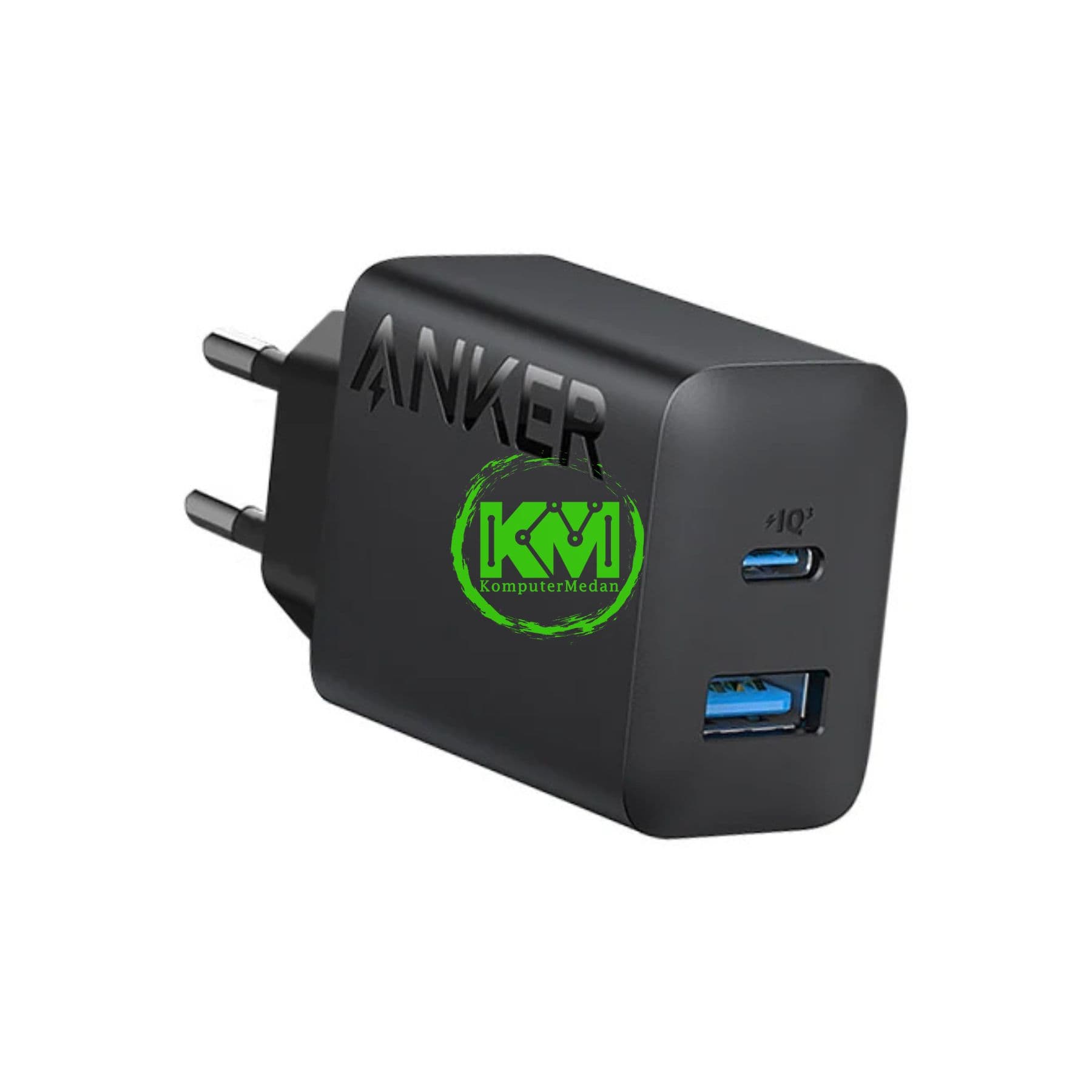 ANKER 20W WALL CHARGER 2 PORTS A2348 BLACK
