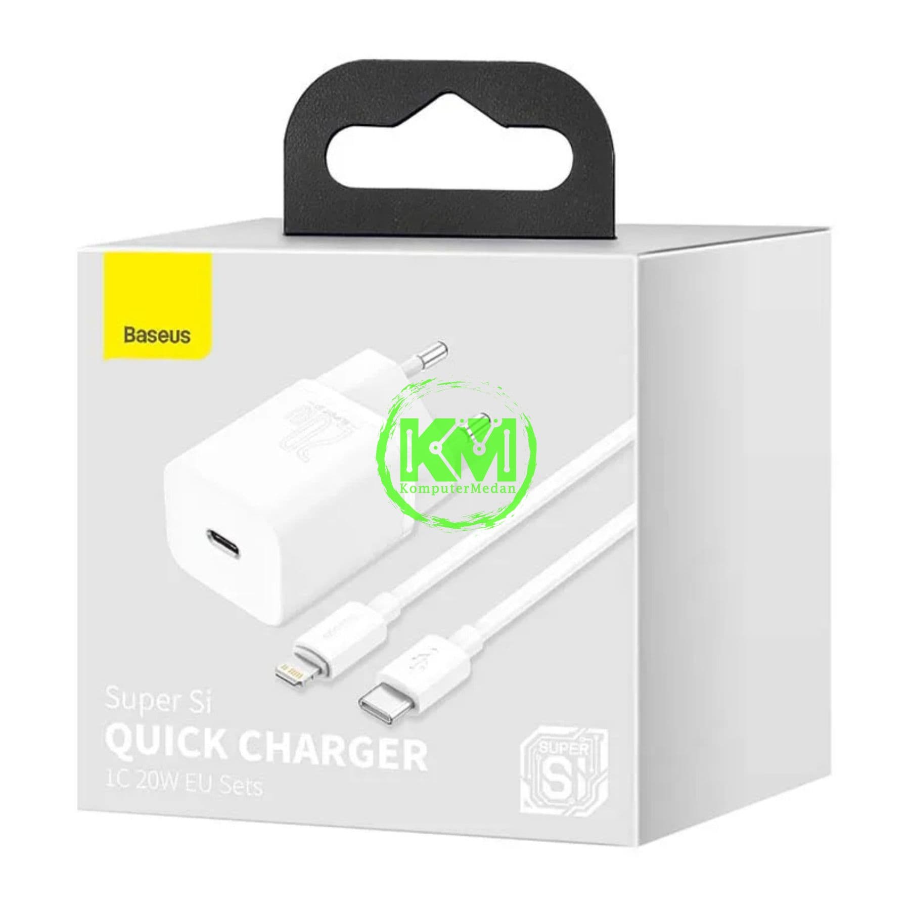 BASEUS SUPER SI QUICK CHARGER 1C 20W EU SETS WHITE