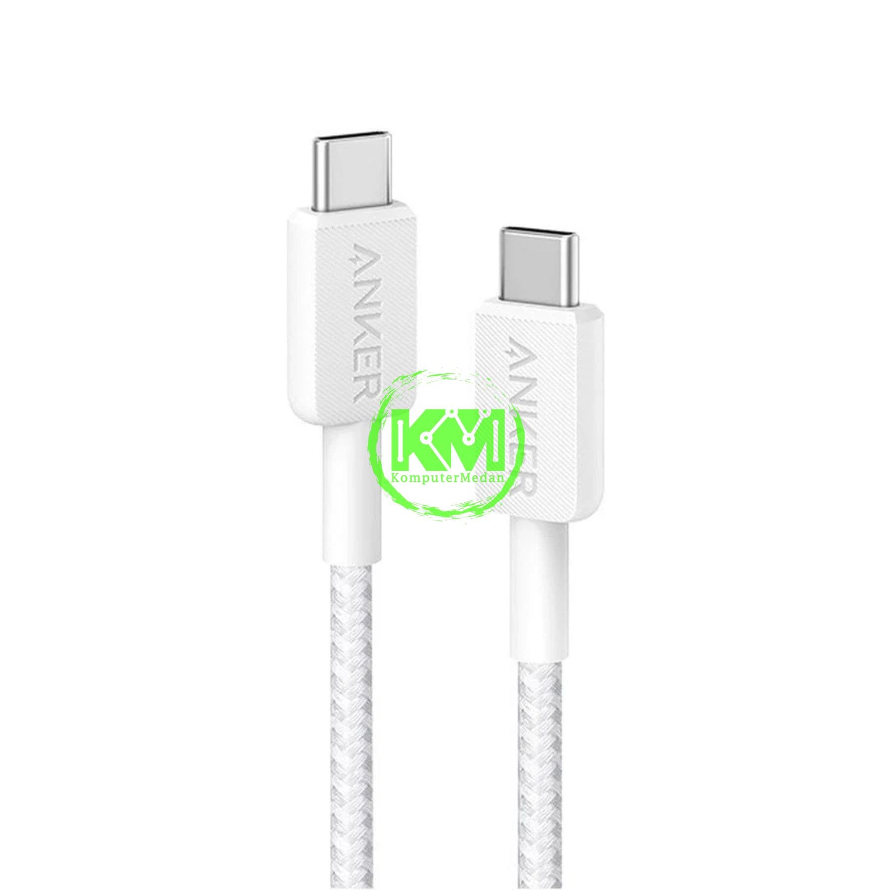ANKER 322 USB-C TO USB-C (3FT BRAIDED) - A81F5 WHITE - Image 2