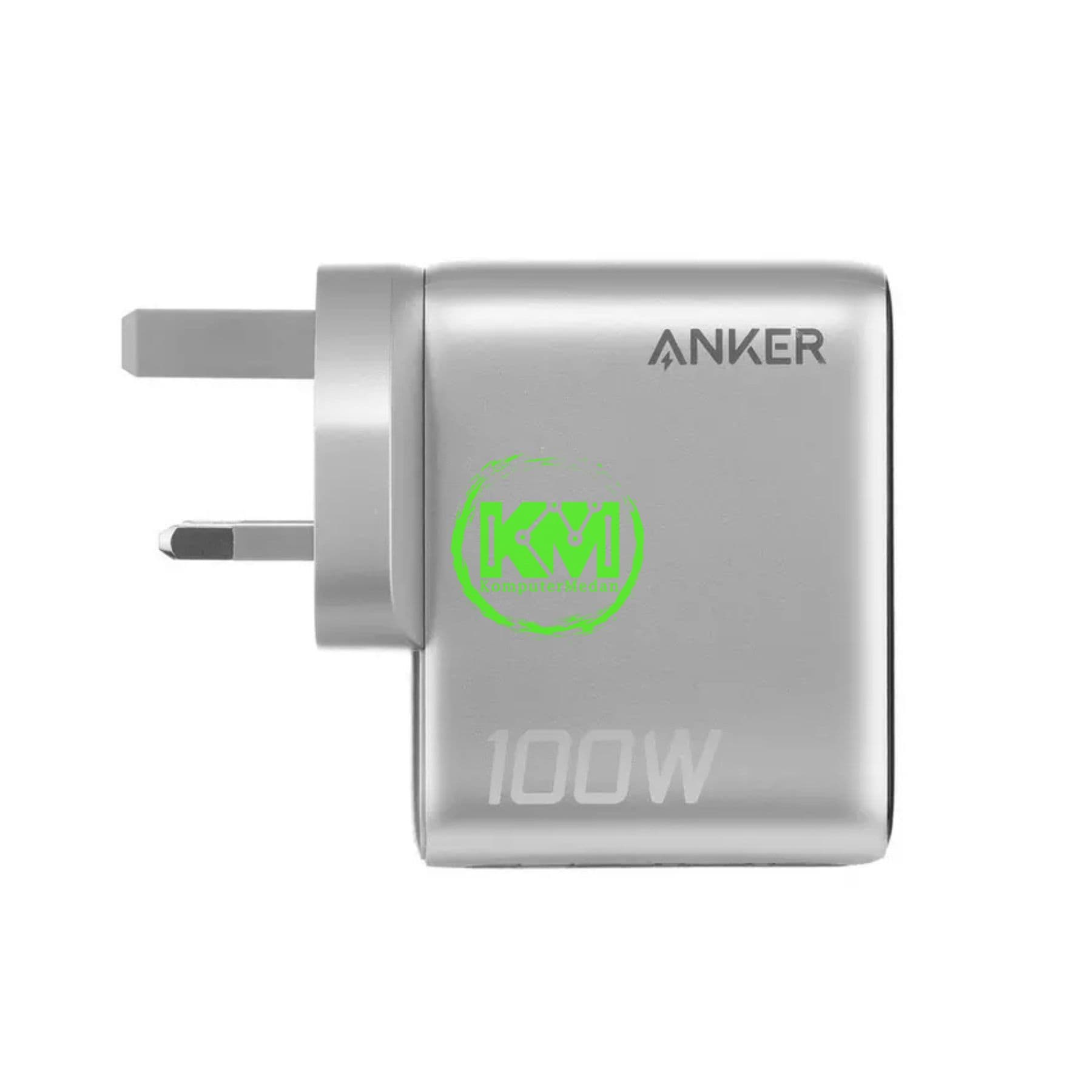 ANKER CHARGER (100W, 3 PORTS, SMART DISPLAY) - B121B SILVER - Image 4