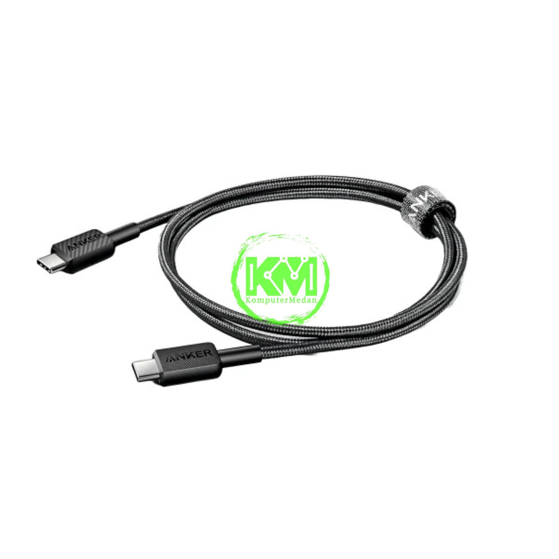 ANKER 322 USB-C TO USB-C CABLE (6FT BRAIDED) - A81F6 BLACK - Image 3