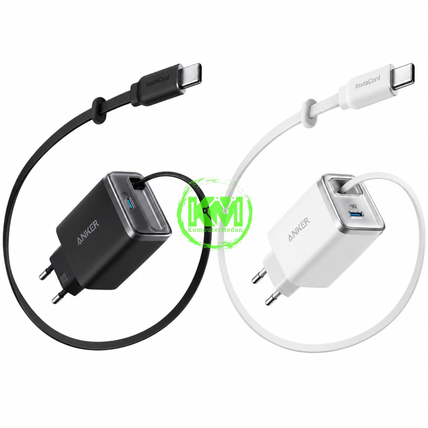 ANKER NANO CHARGER (35W, BUILT-IN RETRACTABLE USB-C CABLE) - A2658 - Image 1