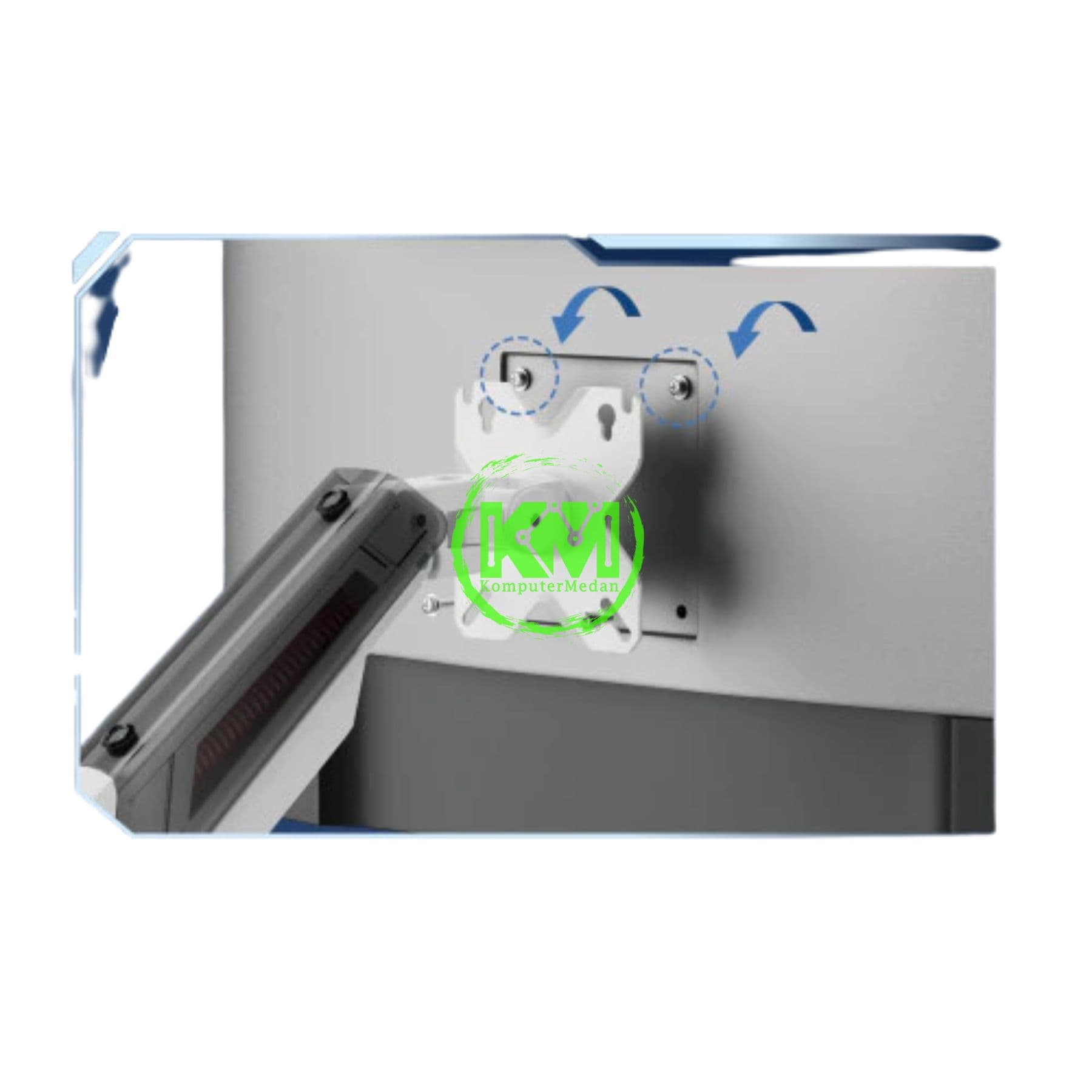 OXIMUS PD109 DESK BRACKET WHITE - Image 2