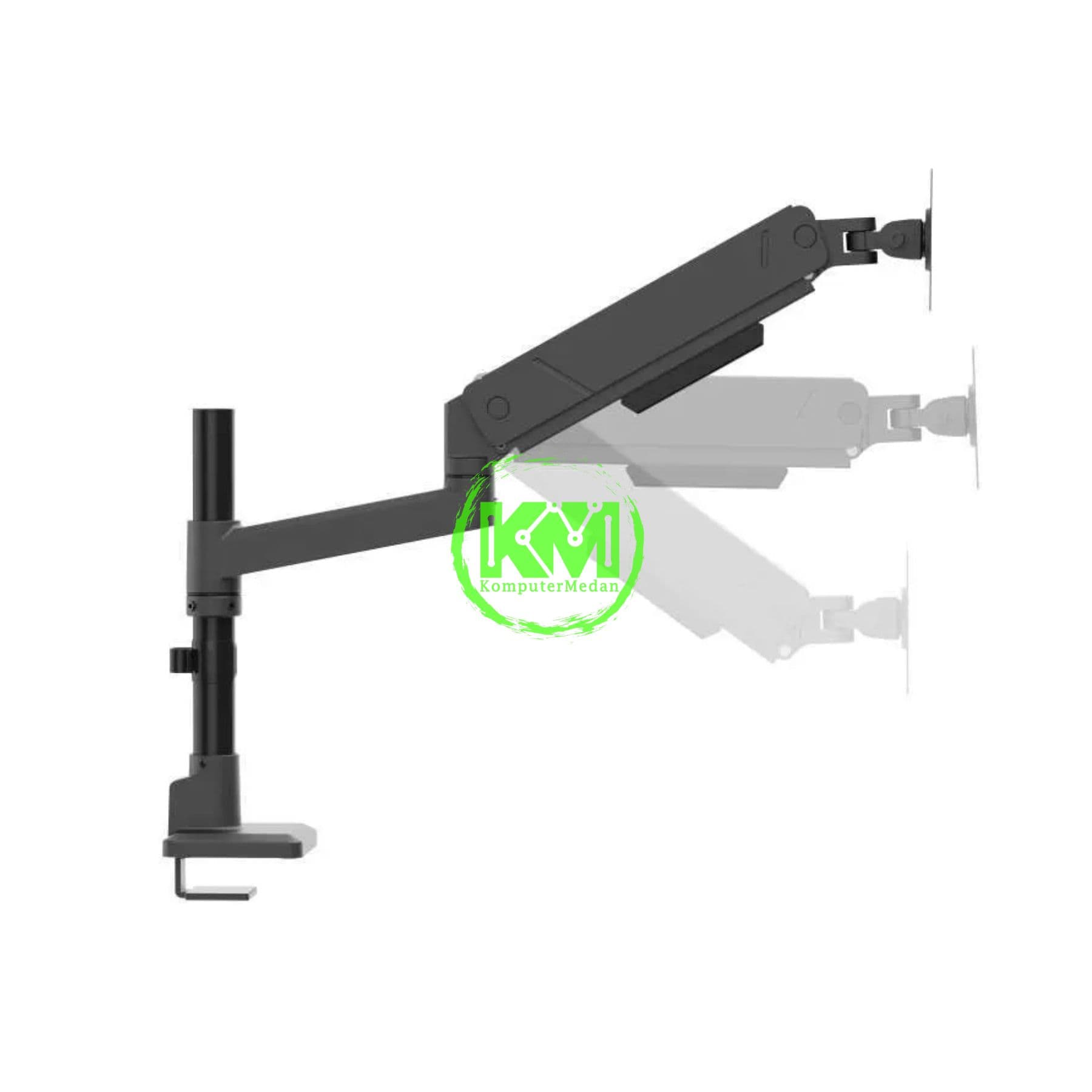 OXIMUS PA115 DESK BRACKET BLACK - Image 2