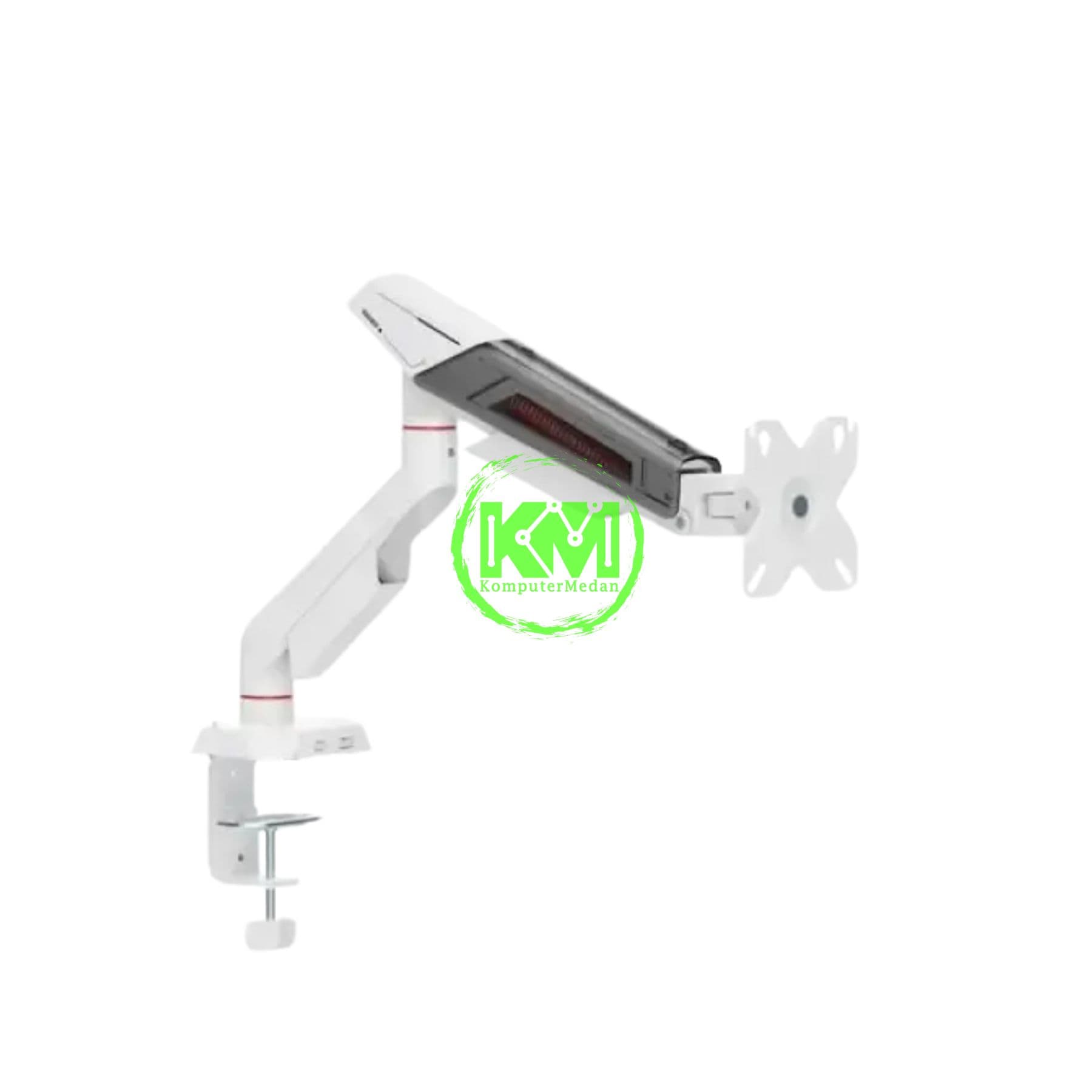 OXIMUS PD109 DESK BRACKET WHITE
