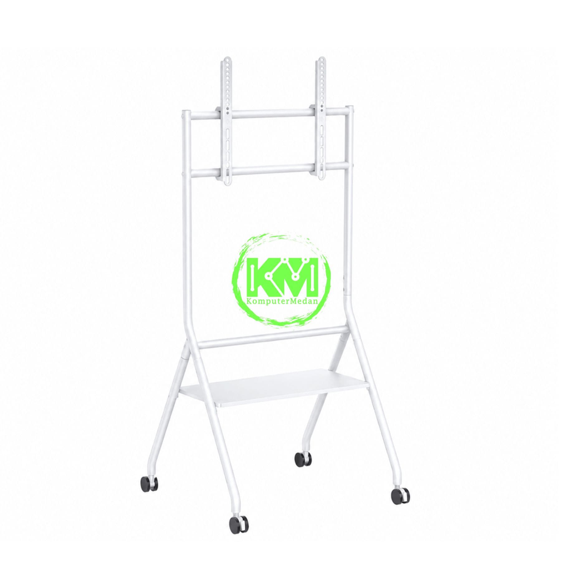 OXIMUS TC5800 STANDING TV CART WHITE