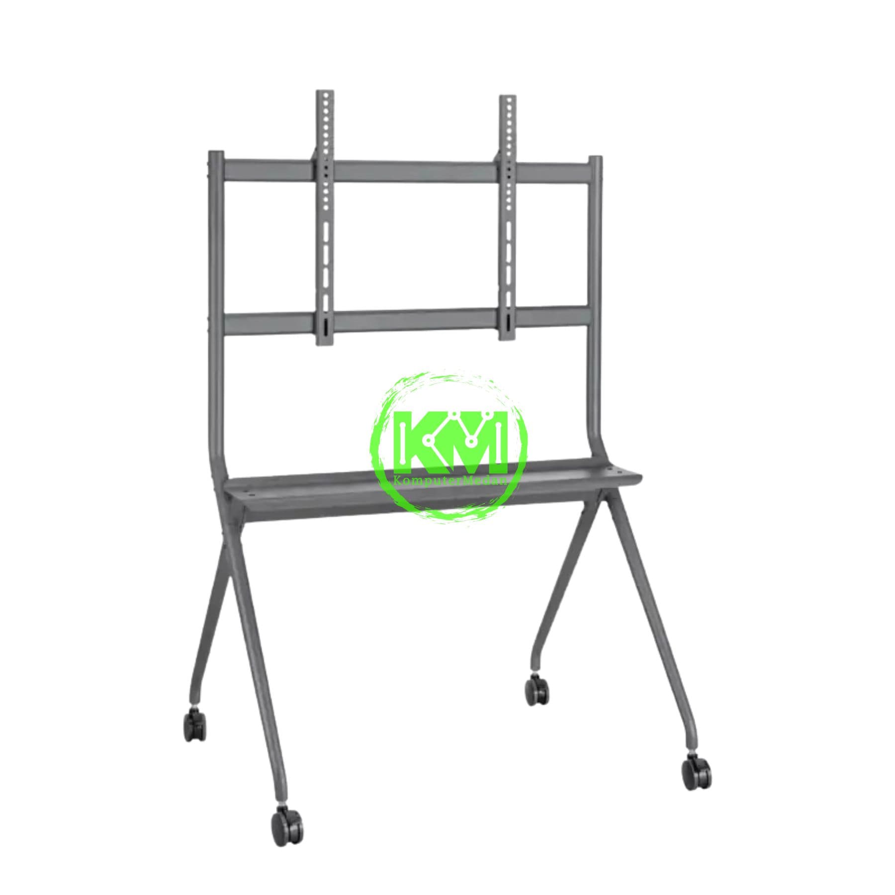 OXIMUS TC6800 STANDING TV CART DARK GREY