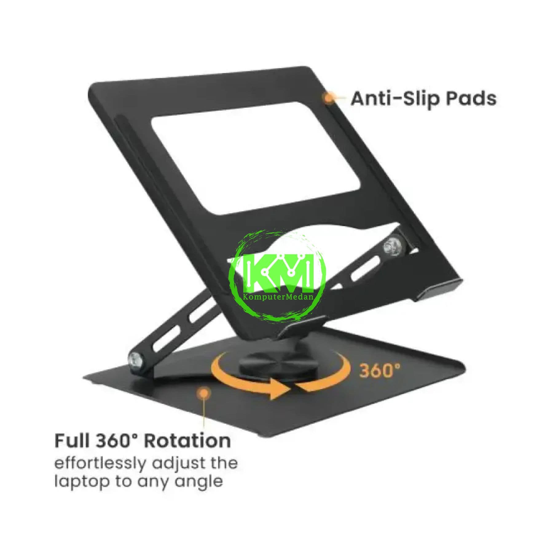 OXIMUS B11 NOTEEBOOK HOLDER BLACK - Image 2