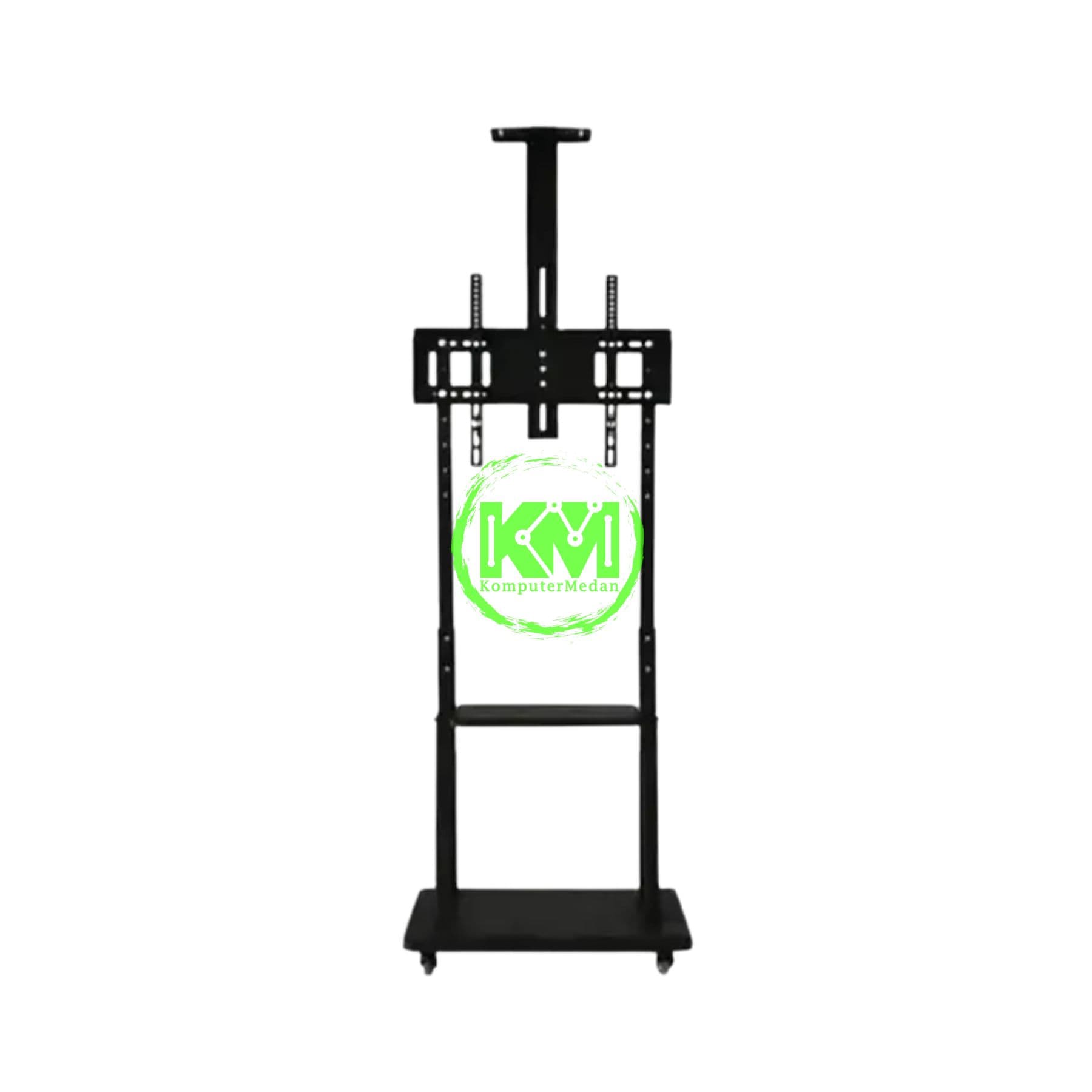 OXIMUS TC1700 STANDING TV CART BLACK