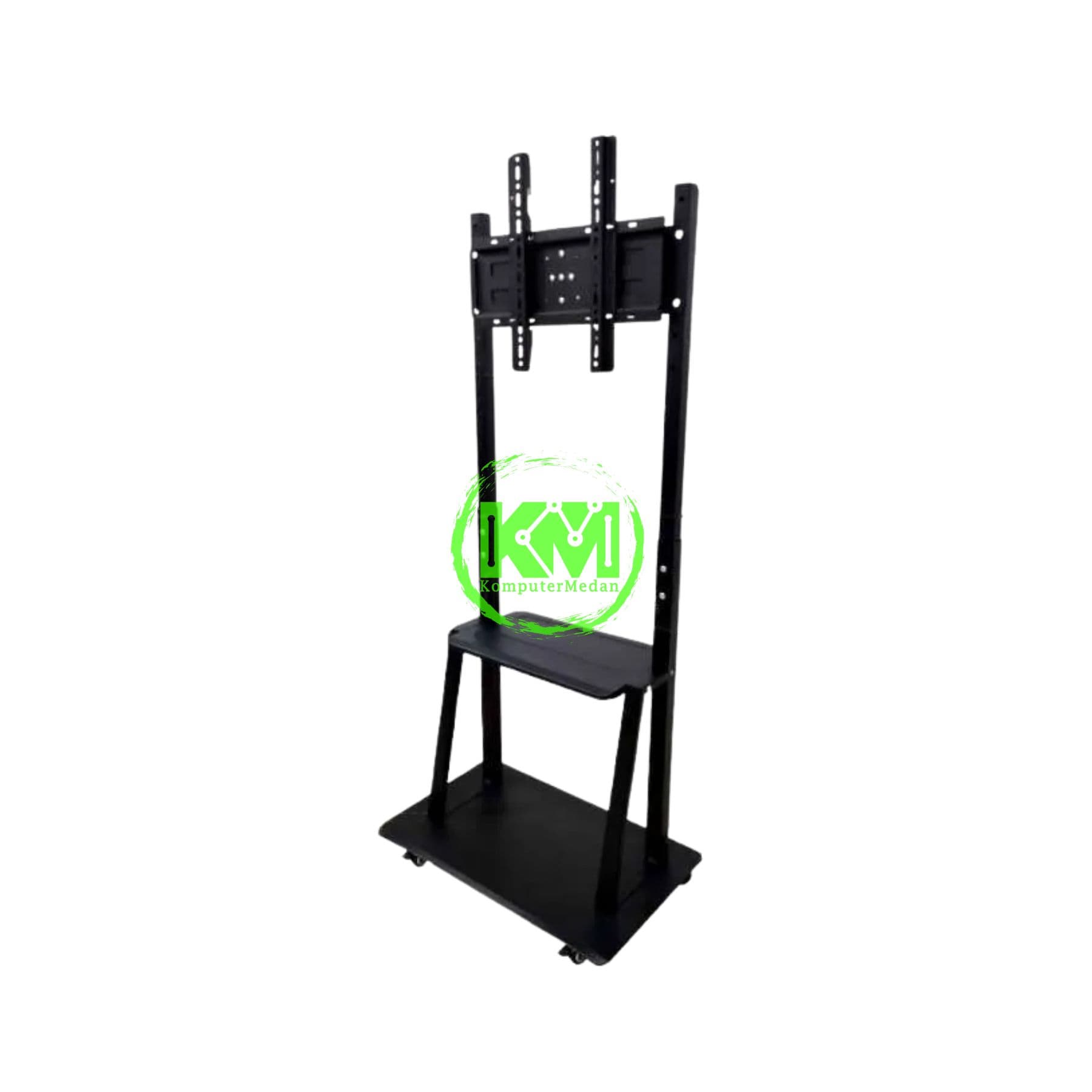 OXIMUS TC1700R STANDING TV CART BLACK ROTATE - Image 2