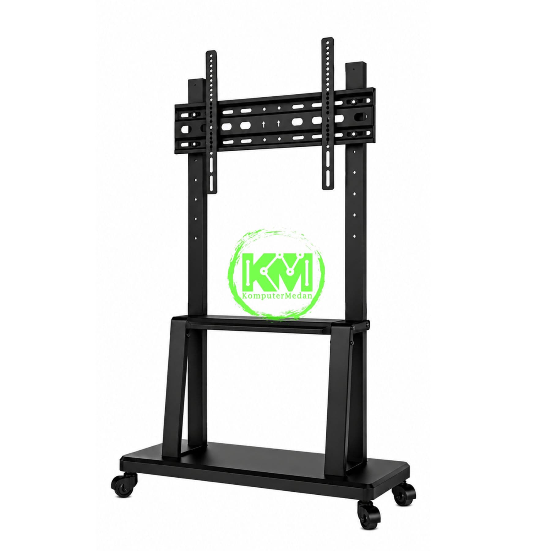 OXIMUS TC1600 STANDING TV CART BLACK - Image 2