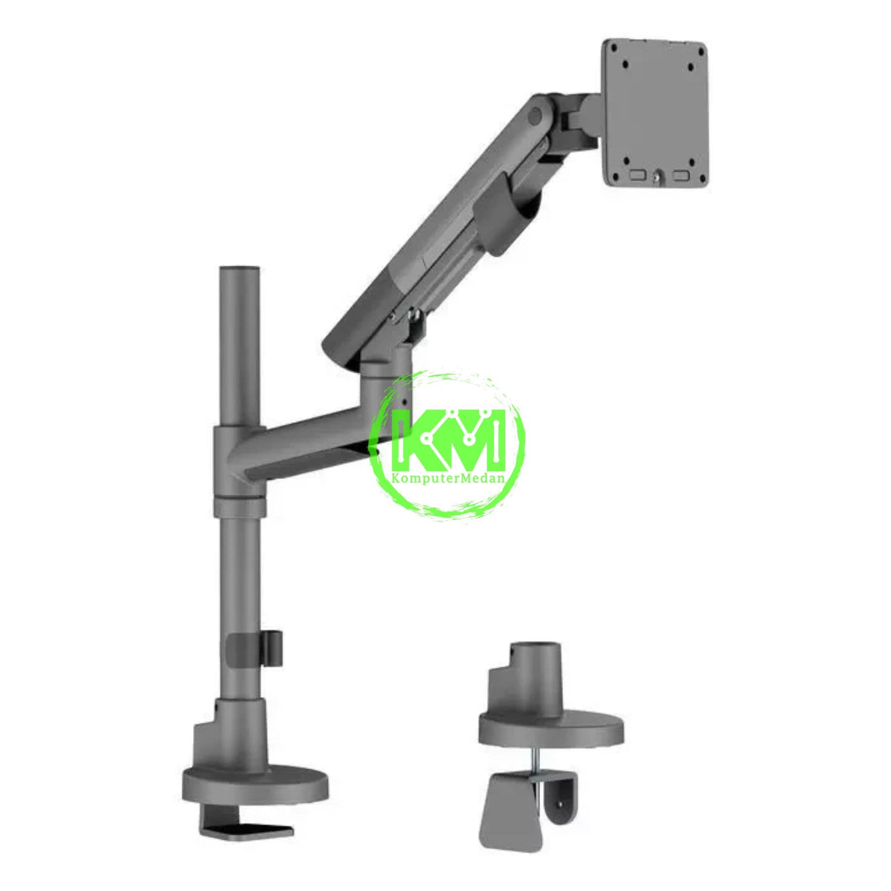 OXIMUS PL102 DESK BRACKET SPACE GREY - Image 1