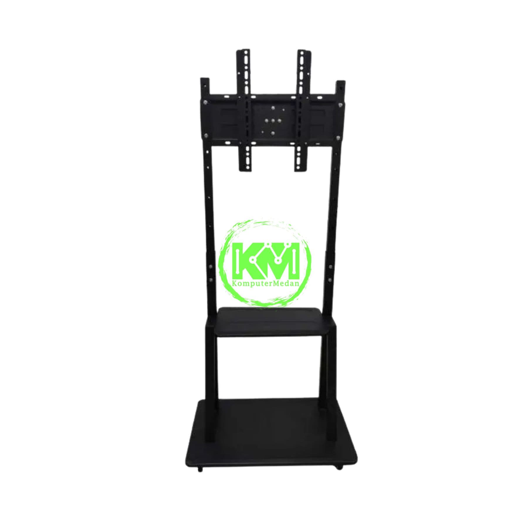 OXIMUS TC1700R STANDING TV CART BLACK ROTATE