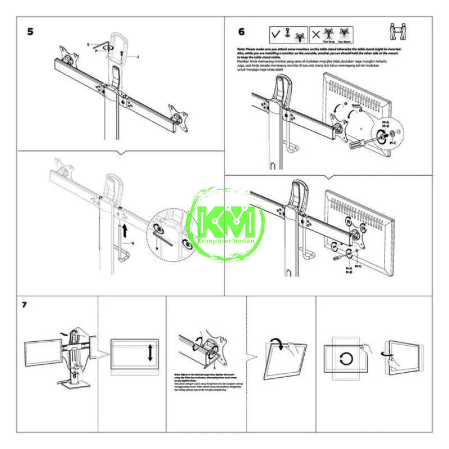 OXIMUS P820 DESK BRACKET - Image 5