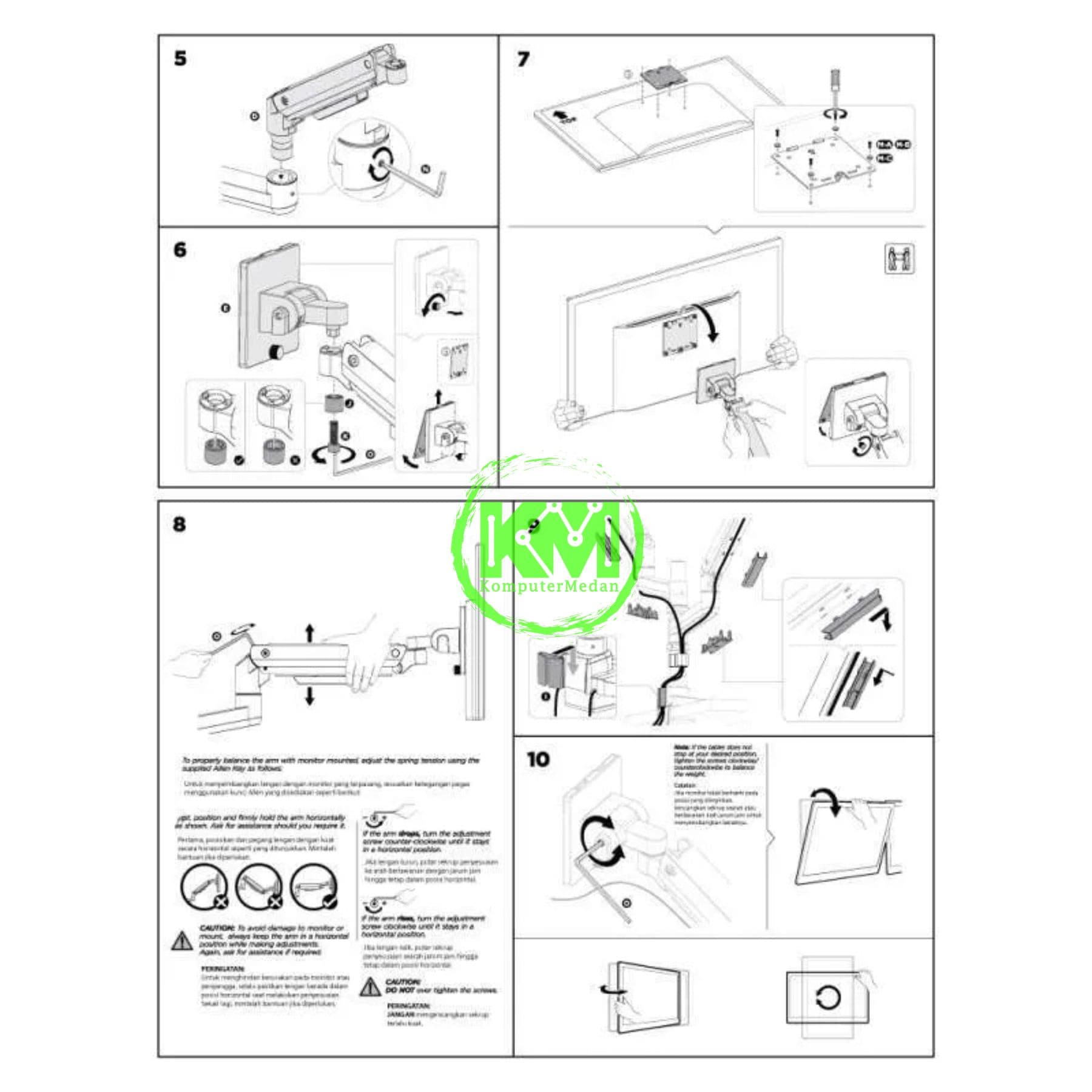 OXIMUS P220 DESK BRACKET BLACK - Image 4