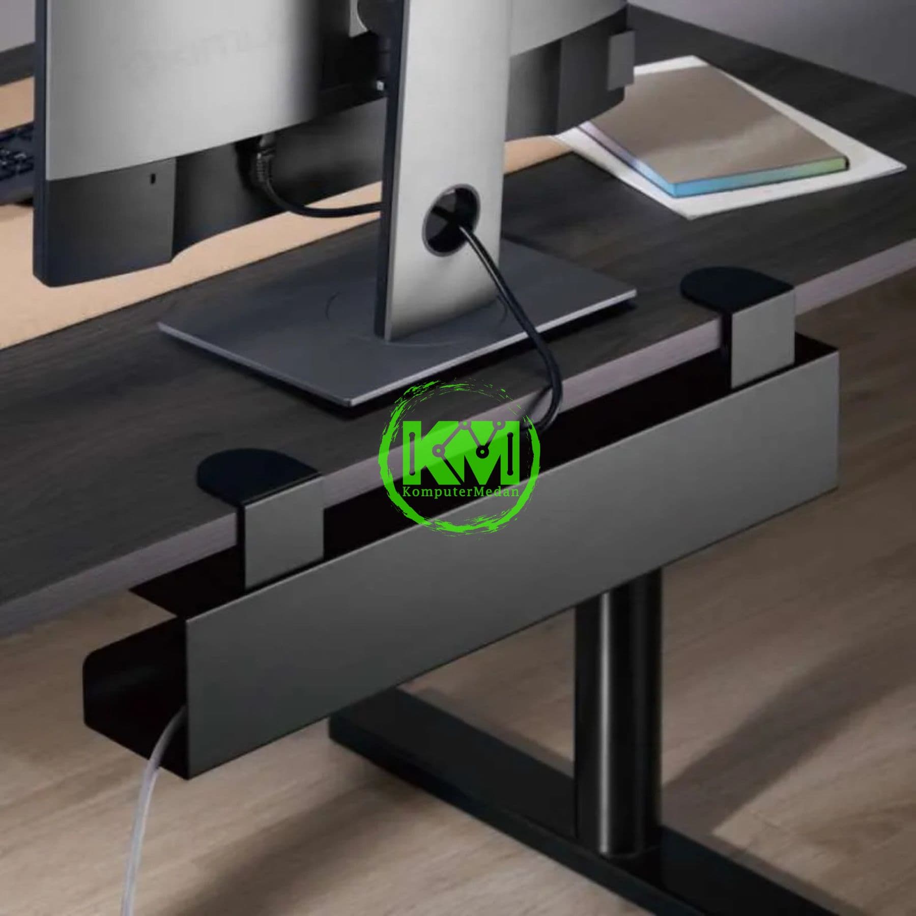 OXIMUS C85 CABLE MANAGEMENT TRAY - BLACK - Image 4