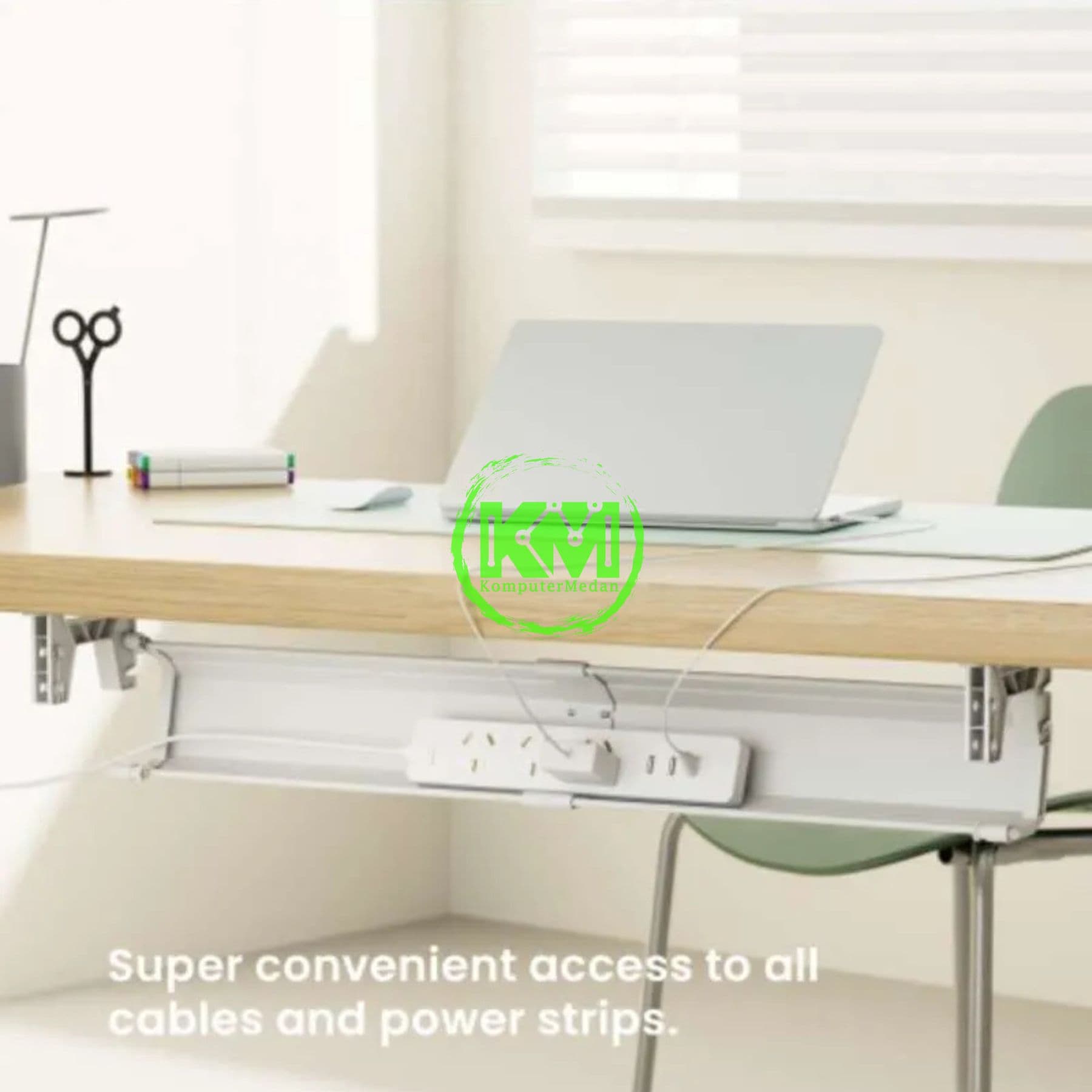 OXIMUS C91D CABLE MANAGEMENT TRAY - WHITE - Image 3