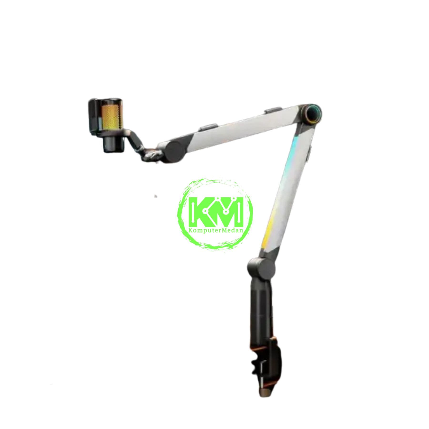 OXIMUS C192L RGB | VOLUME CONTROL MIC BRACKET - SILVER - Image 2
