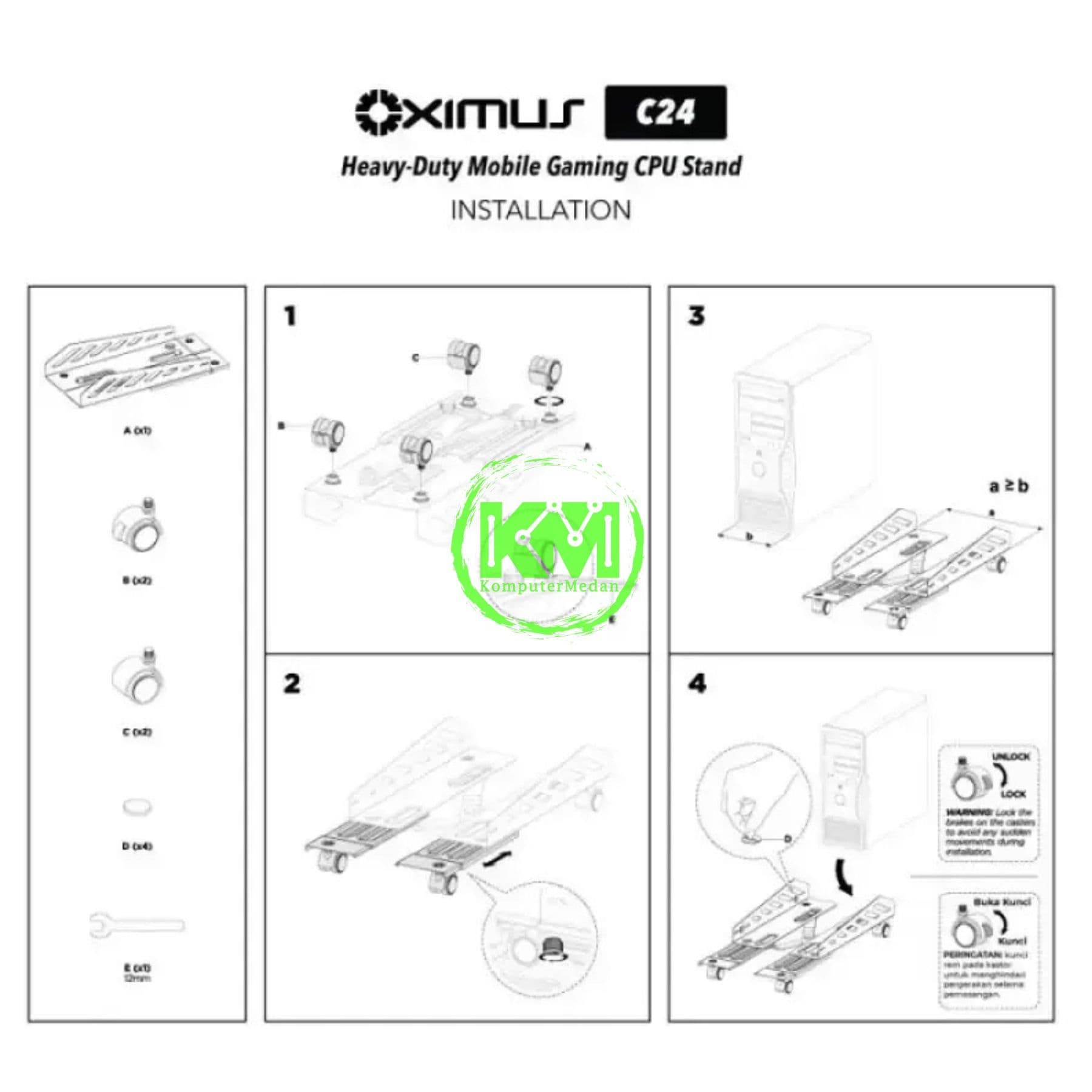 OXIMUS C24 CPU HOLDER - BLACK - Image 4