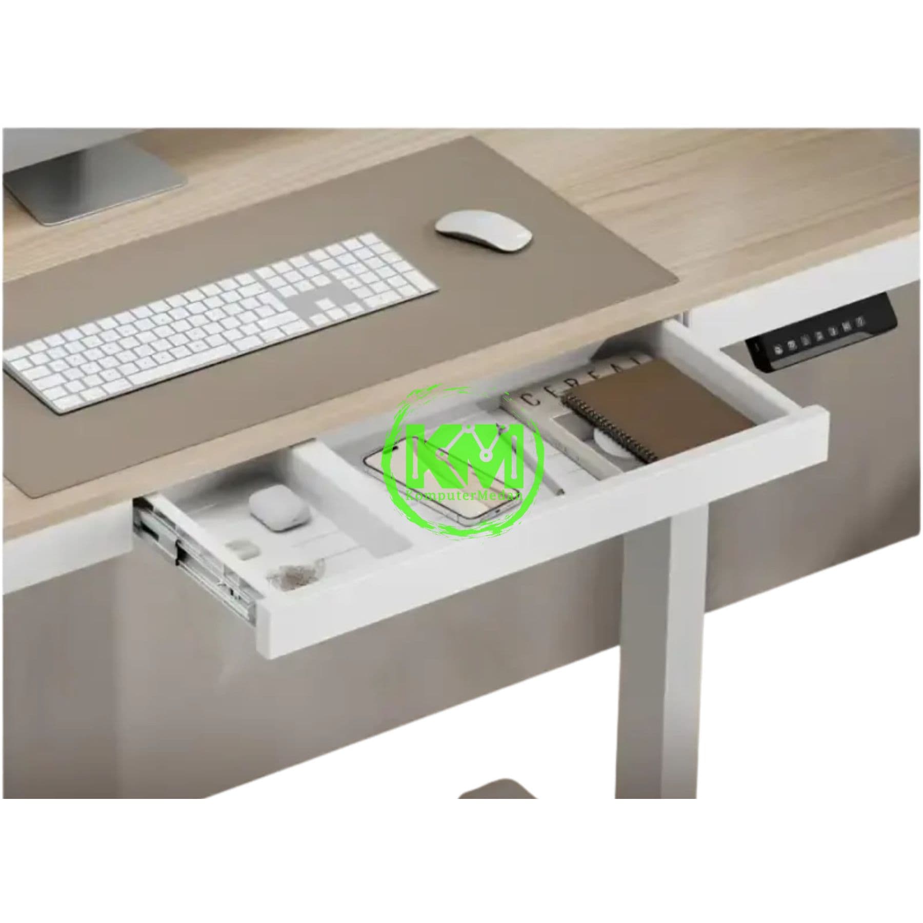 OXIMUS C251 DESK BRACKET - WHITE - Image 4