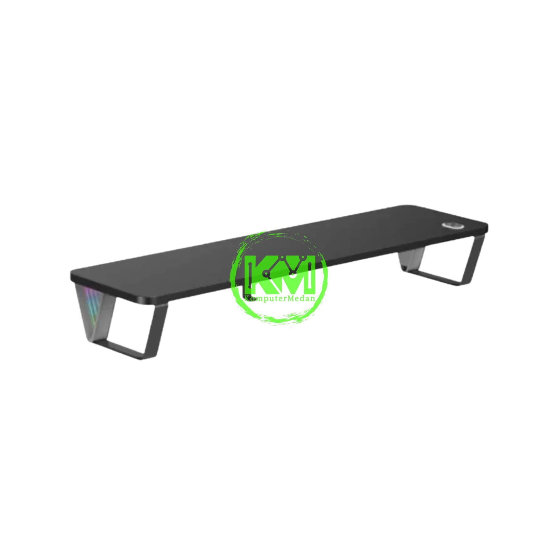 OXIMUS C820L MONITOR RISER + RGB - BLACK