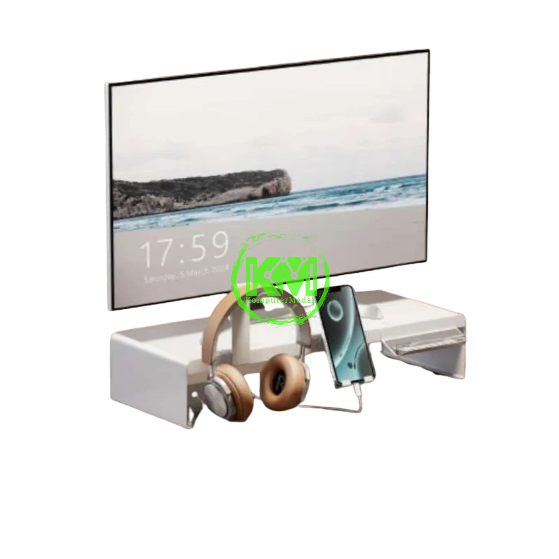 OXIMUS C126 MONITOR RISER - WHITE - Image 5