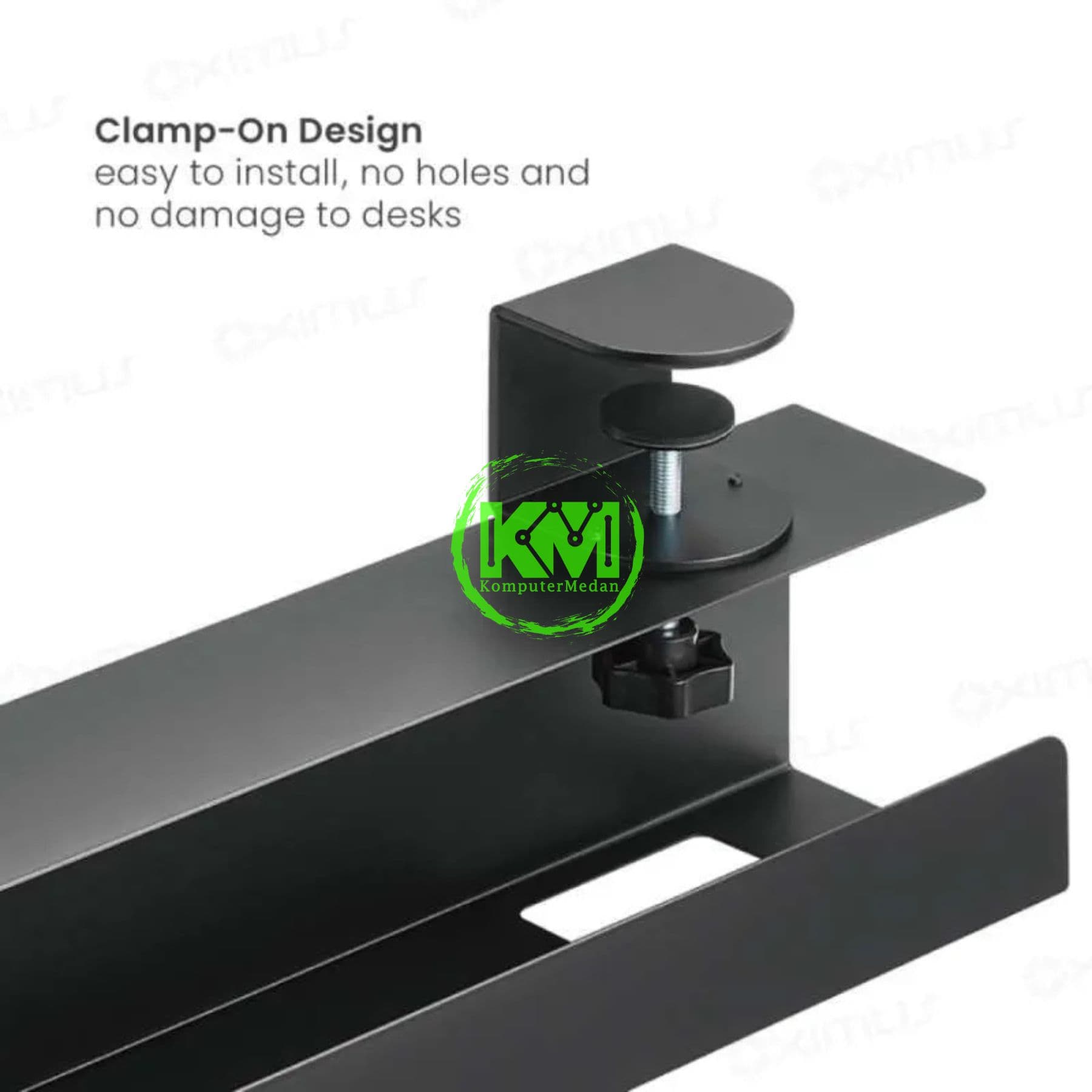 OXIMUS C85 CABLE MANAGEMENT TRAY - BLACK - Image 3
