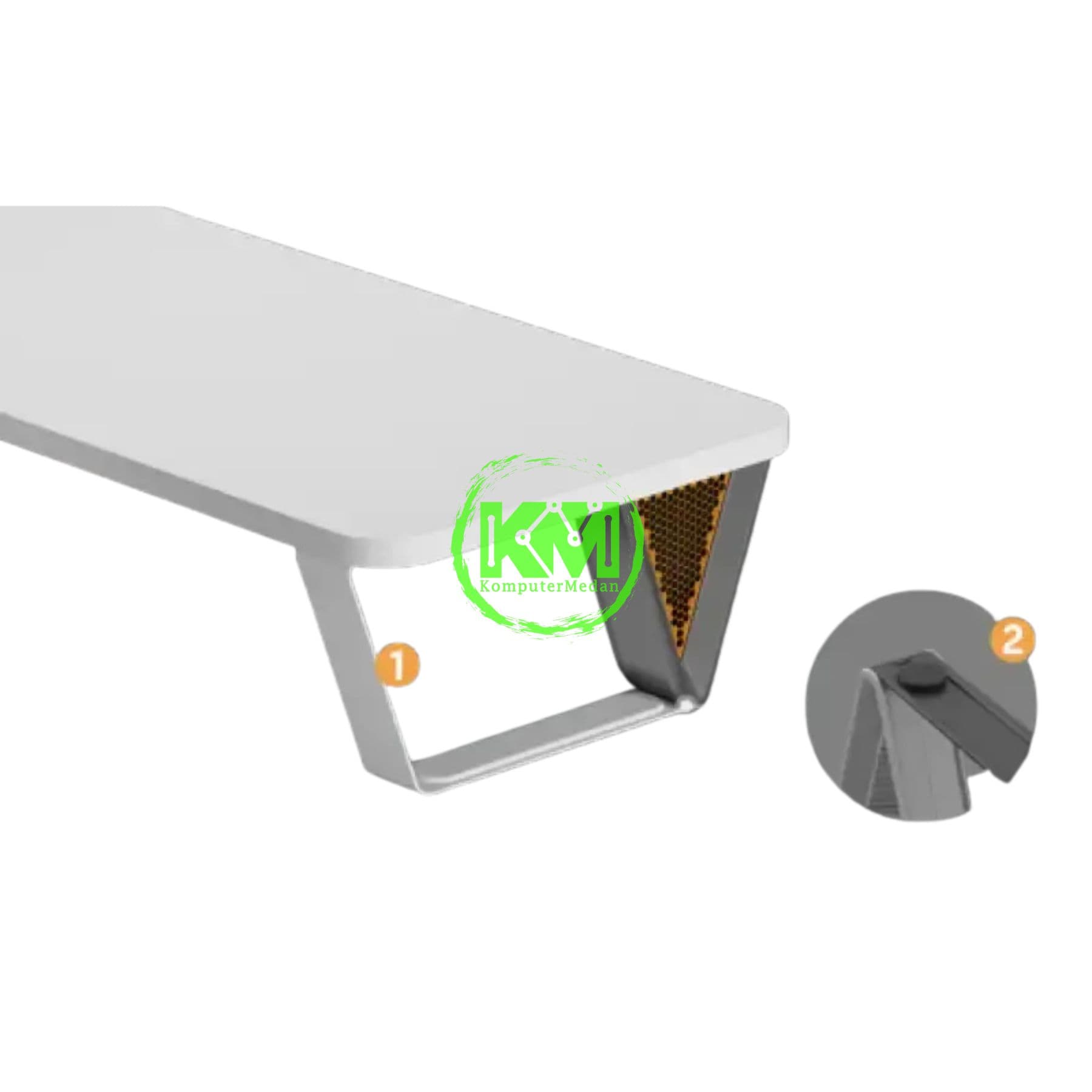 OXIMUS C820 MONITOR RISER - BLACK - Image 2