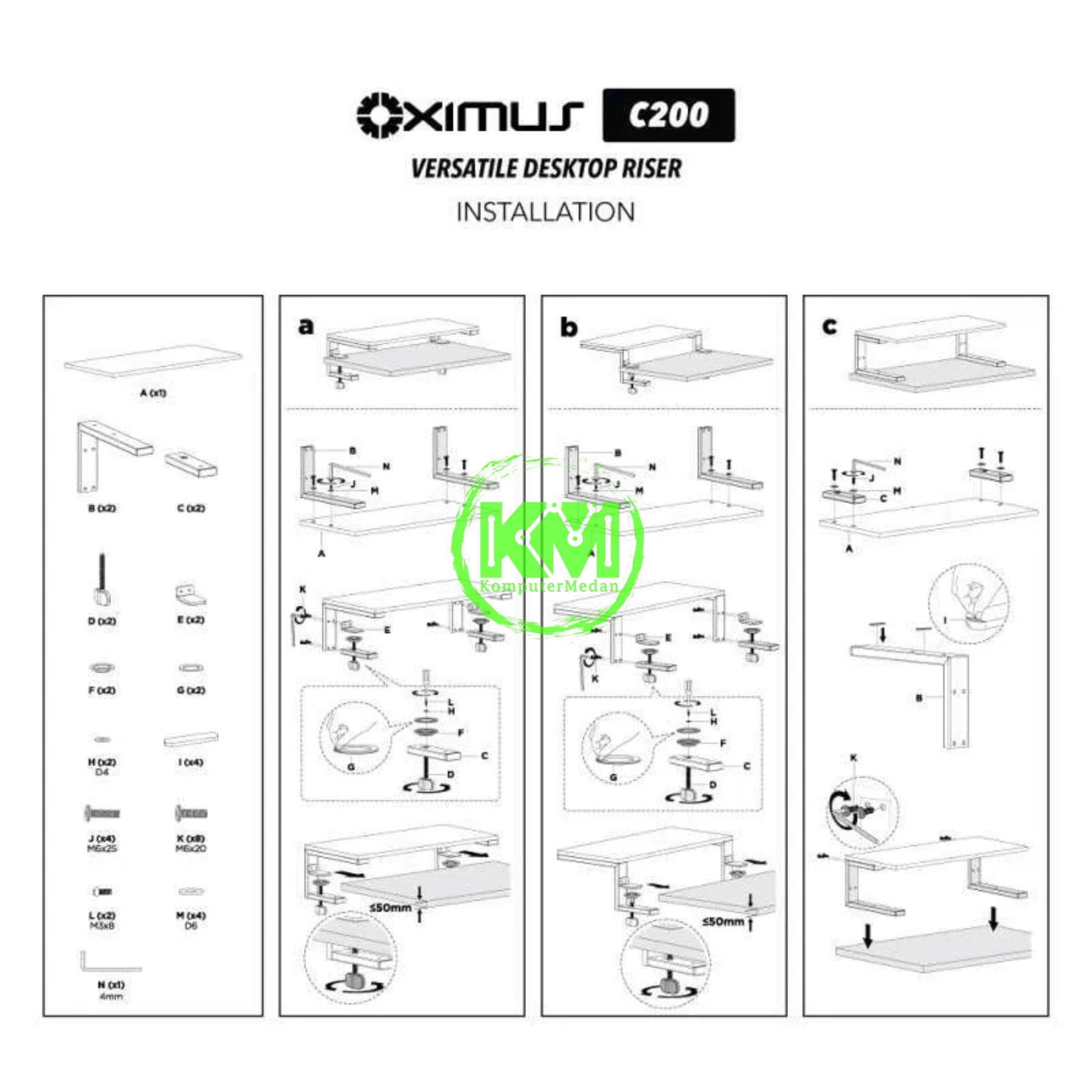 OXIMUS C200 MONITOR RISER - Image 4