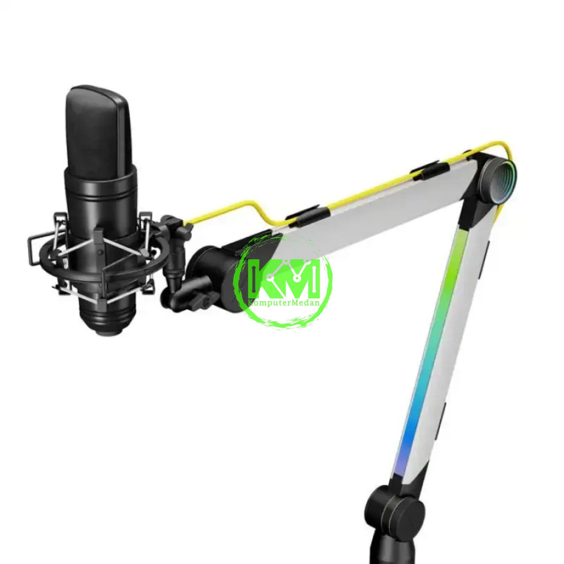 OXIMUS C192L RGB | VOLUME CONTROL MIC BRACKET - SILVER - Image 3