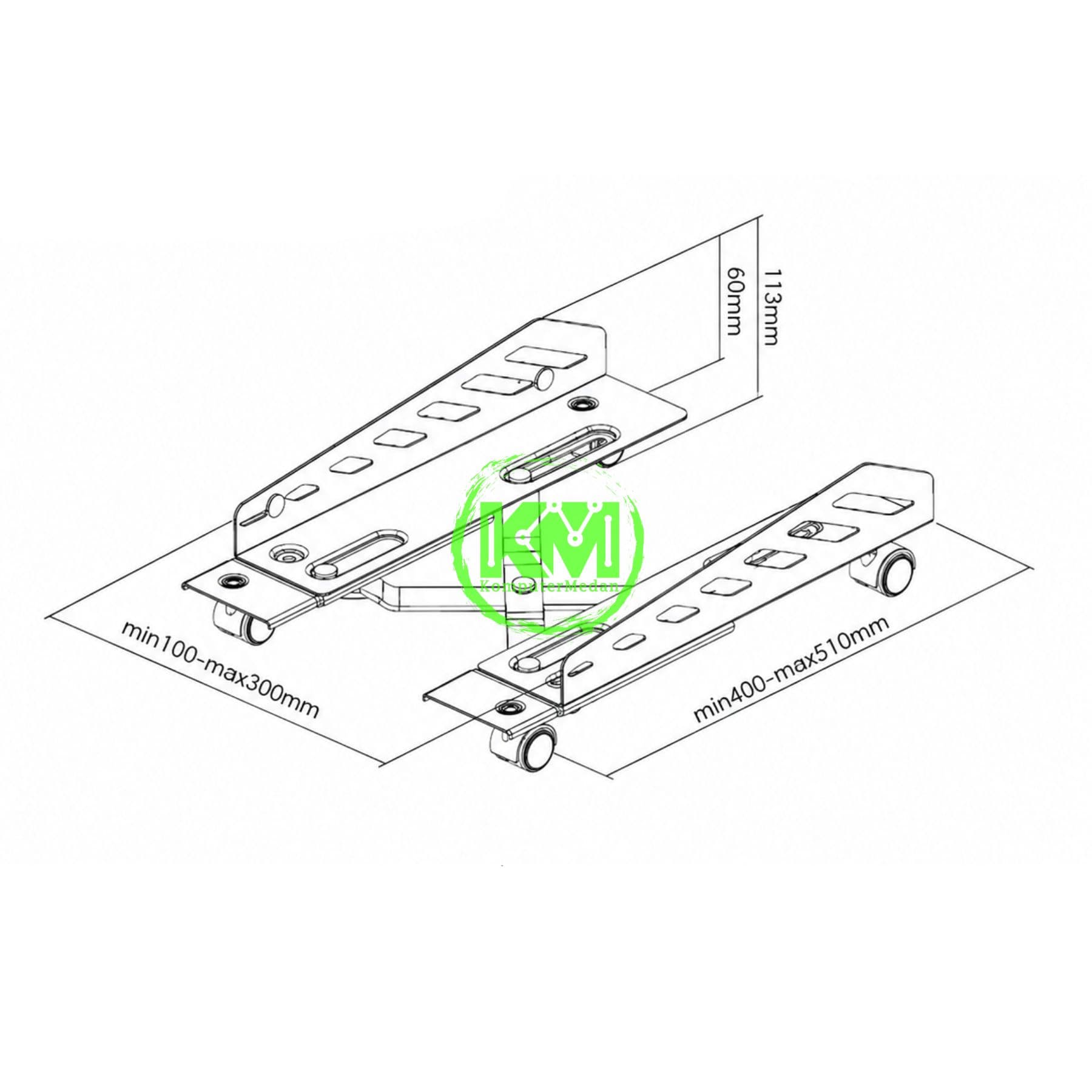 OXIMUS C24 CPU HOLDER - BLACK - Image 3