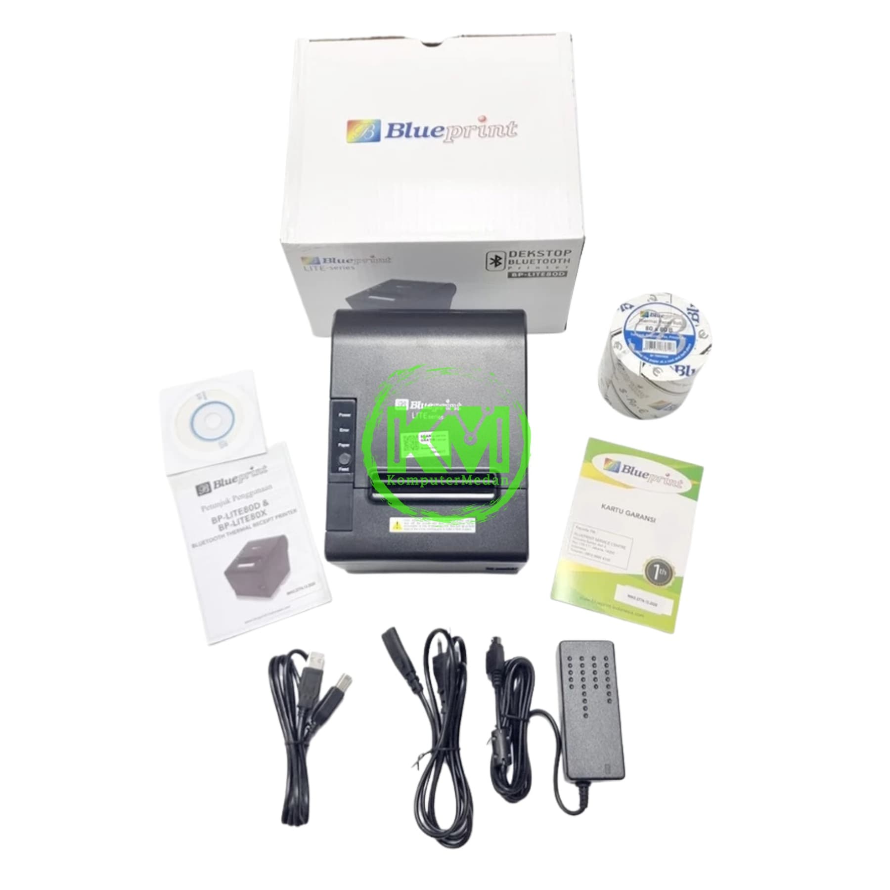 BLUEPRINT LITE DESKTOP THERMAL RECEIPT PRINTER BP-LITE80D BLUETOOTH - Image 2