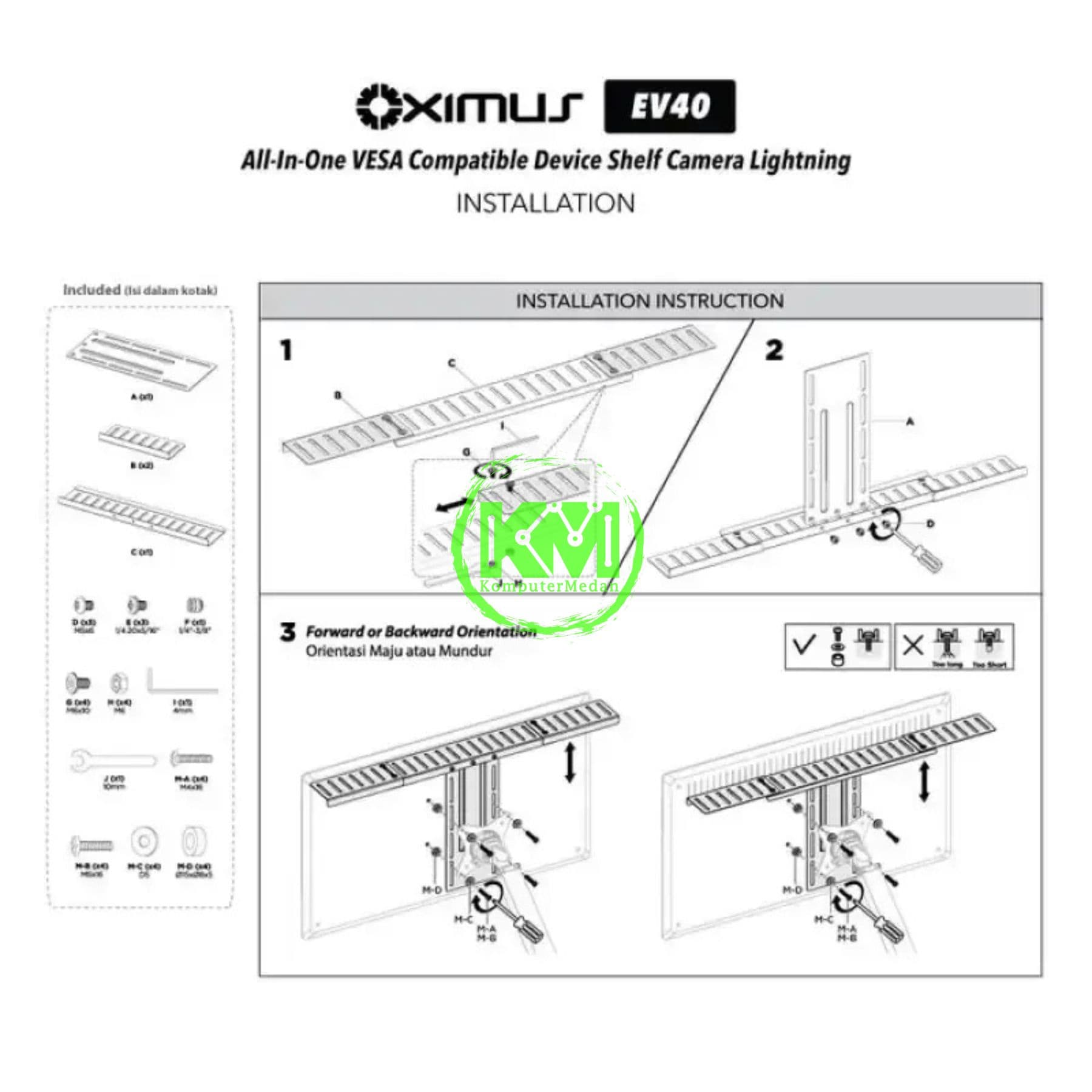 OXIMUS EV40 ACCESSORIES - Image 4