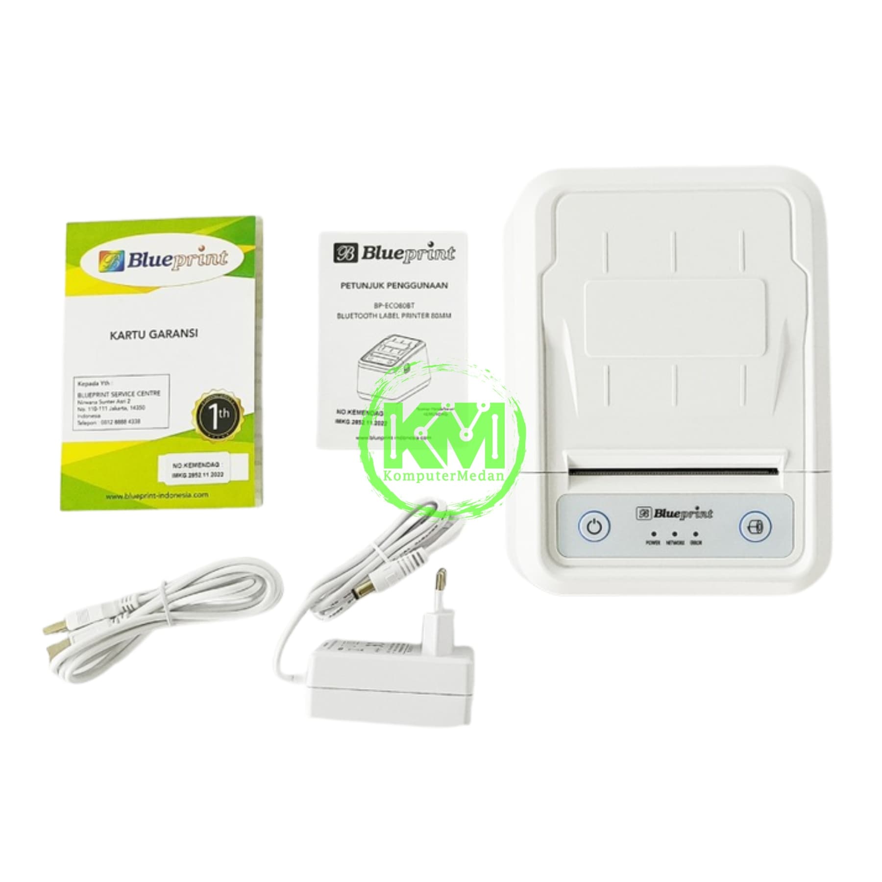 BLUEPRINT PORTABLE THERMAL PRINTER LABEL ECO80BT (USB + BLUETOOTH) - Image 5