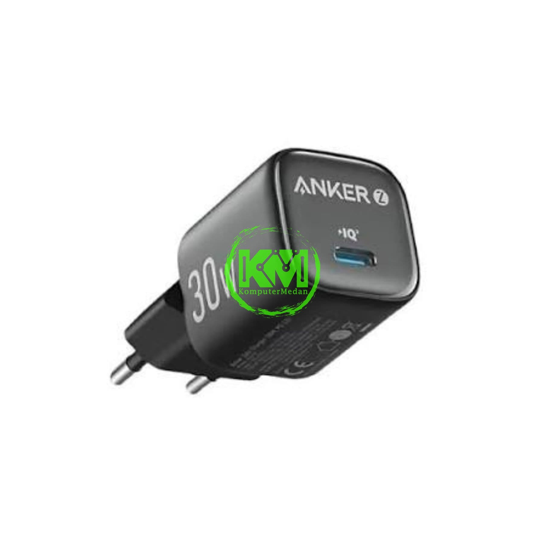 ANKER ZOLO CHARGER 30W PD 3.0 WITH C-C CABLE 3FT - B2698 BLACK - Image 2