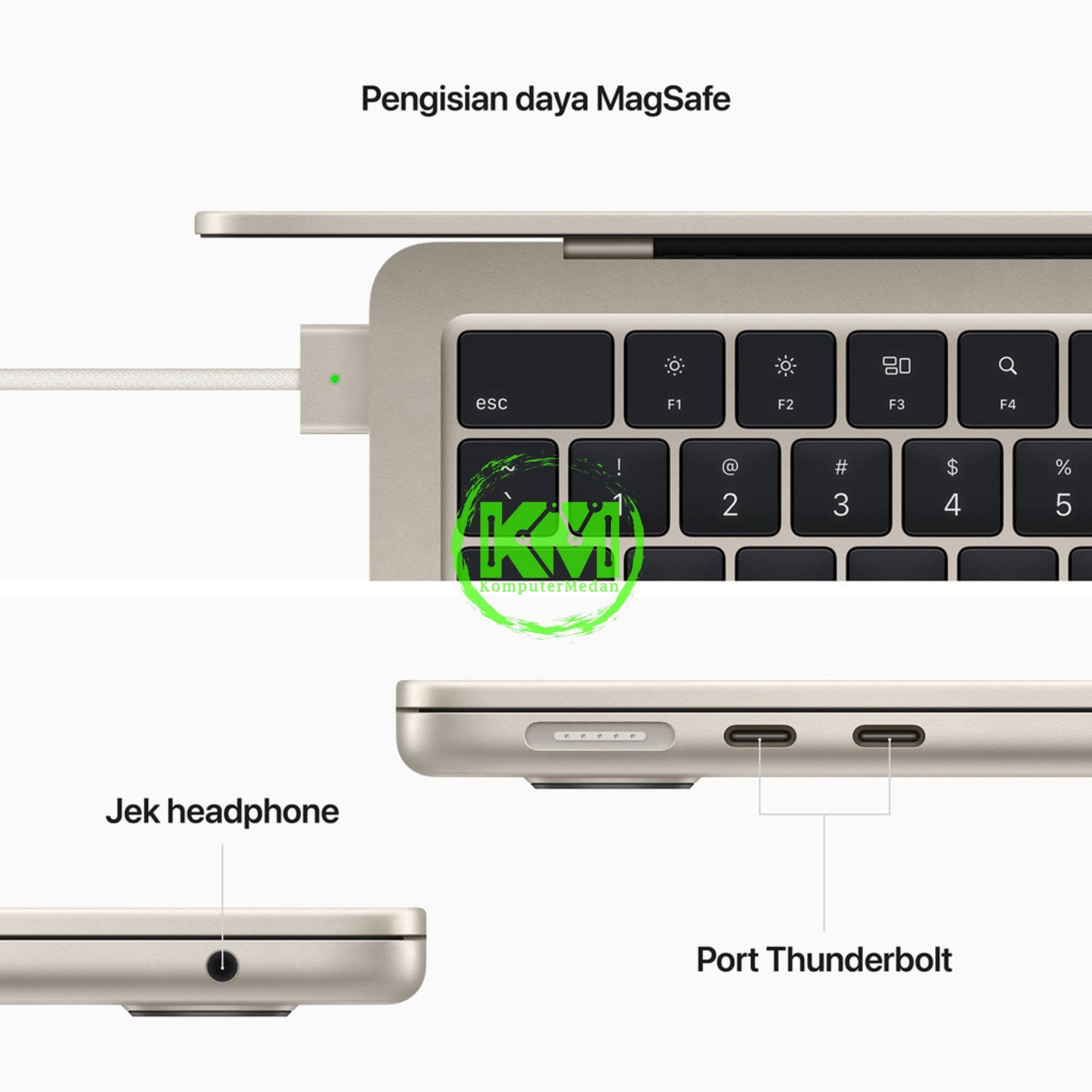 APPLE MACBOOK AIR M2 2024 256GB 13 INCH (8C GPU, 16GB) - Image 7