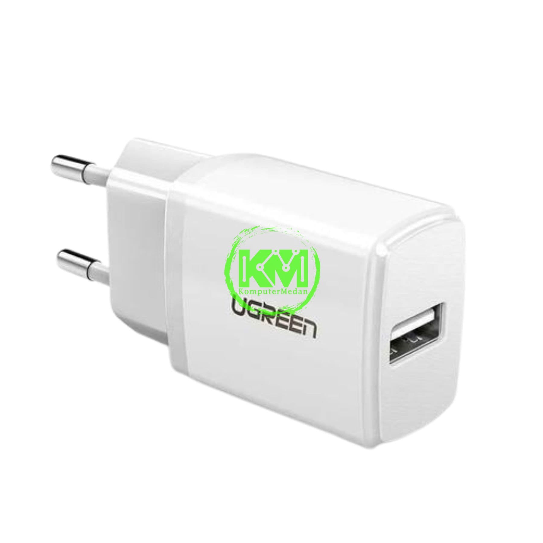 UGREEN WALL CHARGER USB-A 5V/2.1A WHITE - ED011 PN 50460 - Image 1