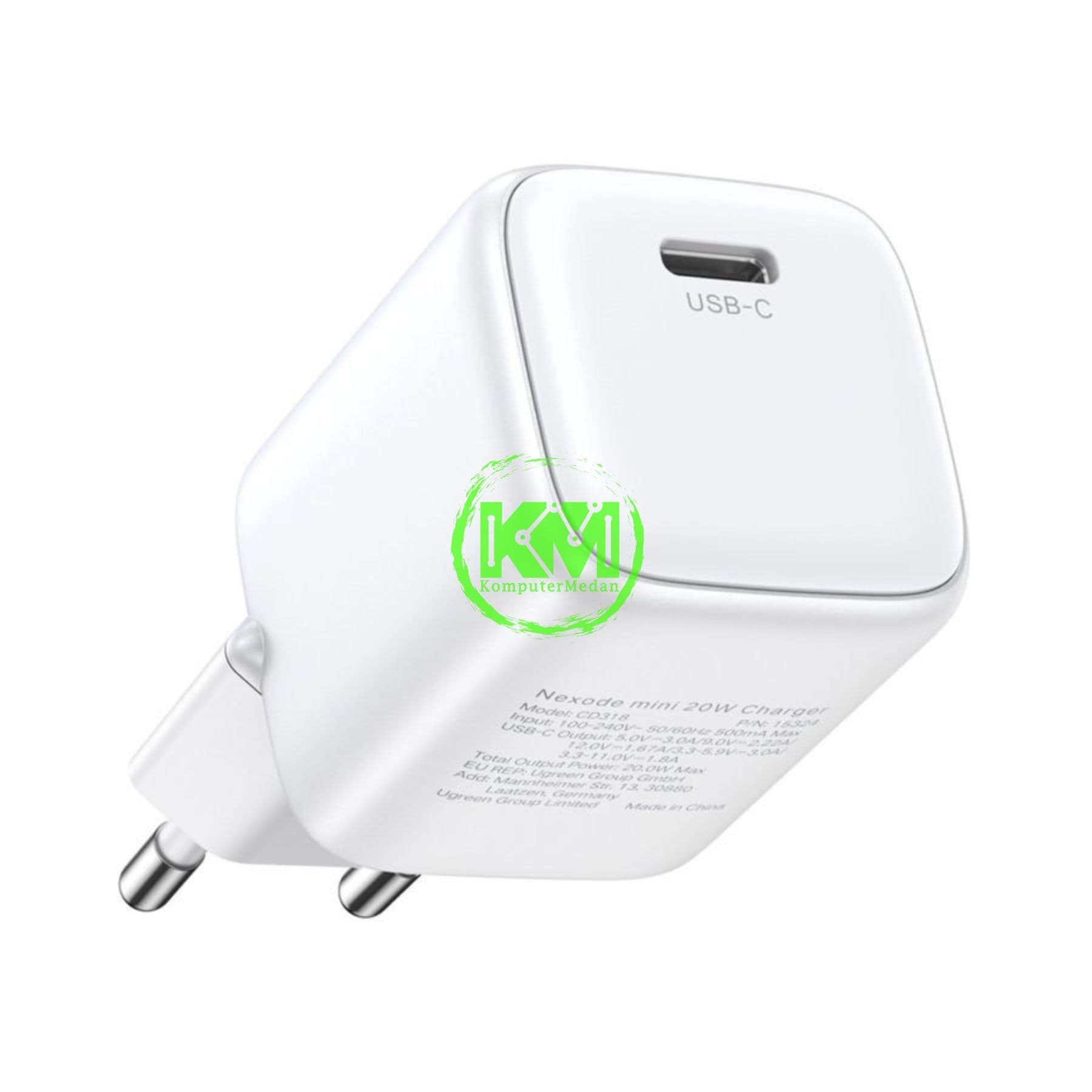 UGREEN NEXODE GAN 20W WHITE - PN 15324 - Image 3