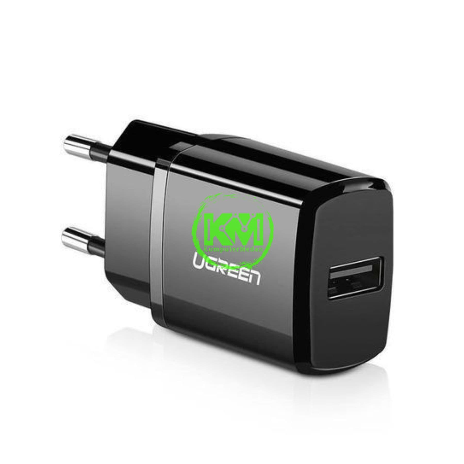 UGREEN WALL CHARGER USB-A 5V/2.1A BLACK - ED011 PN 50459