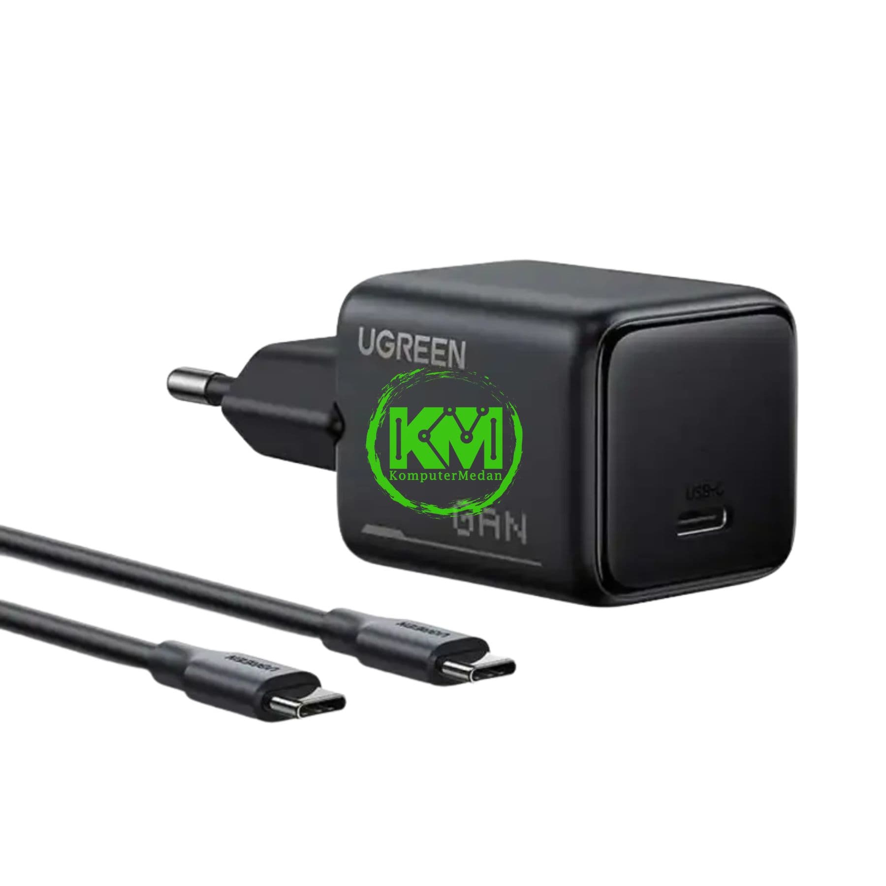 UGREEN N SERIES GAN 25W C TO C CHARGER SET BLACK / 75103 - Image 2