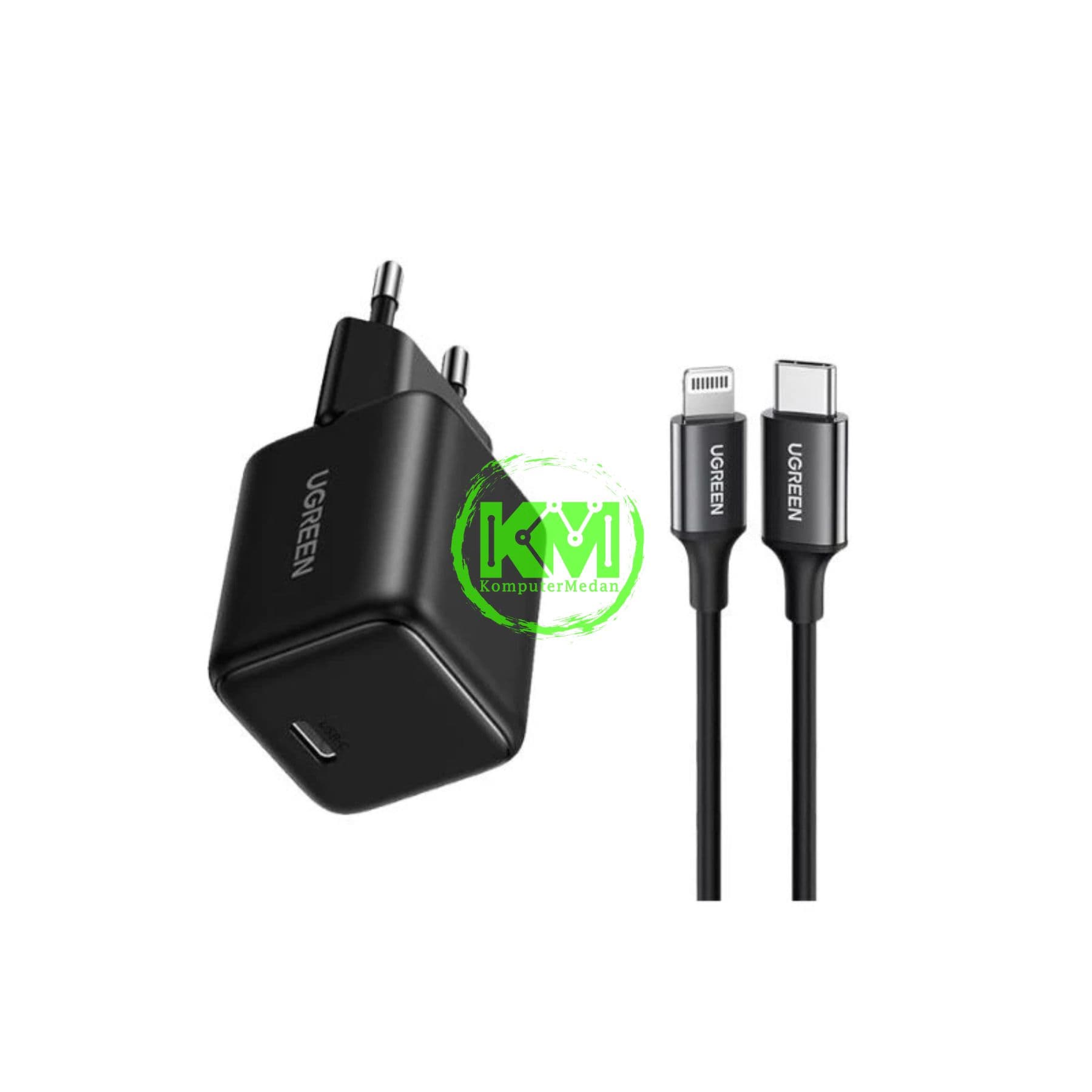 UGREEN N SERIES GAN 20W CHARGER SET BLACK / 65003