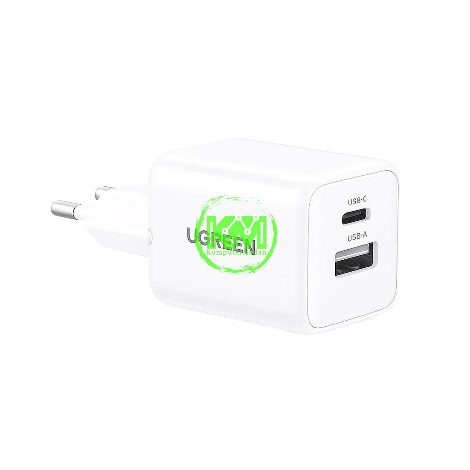 UGREEN N SERIES DUAL PORT GAN 20W WHITE / 65006 - Image 2
