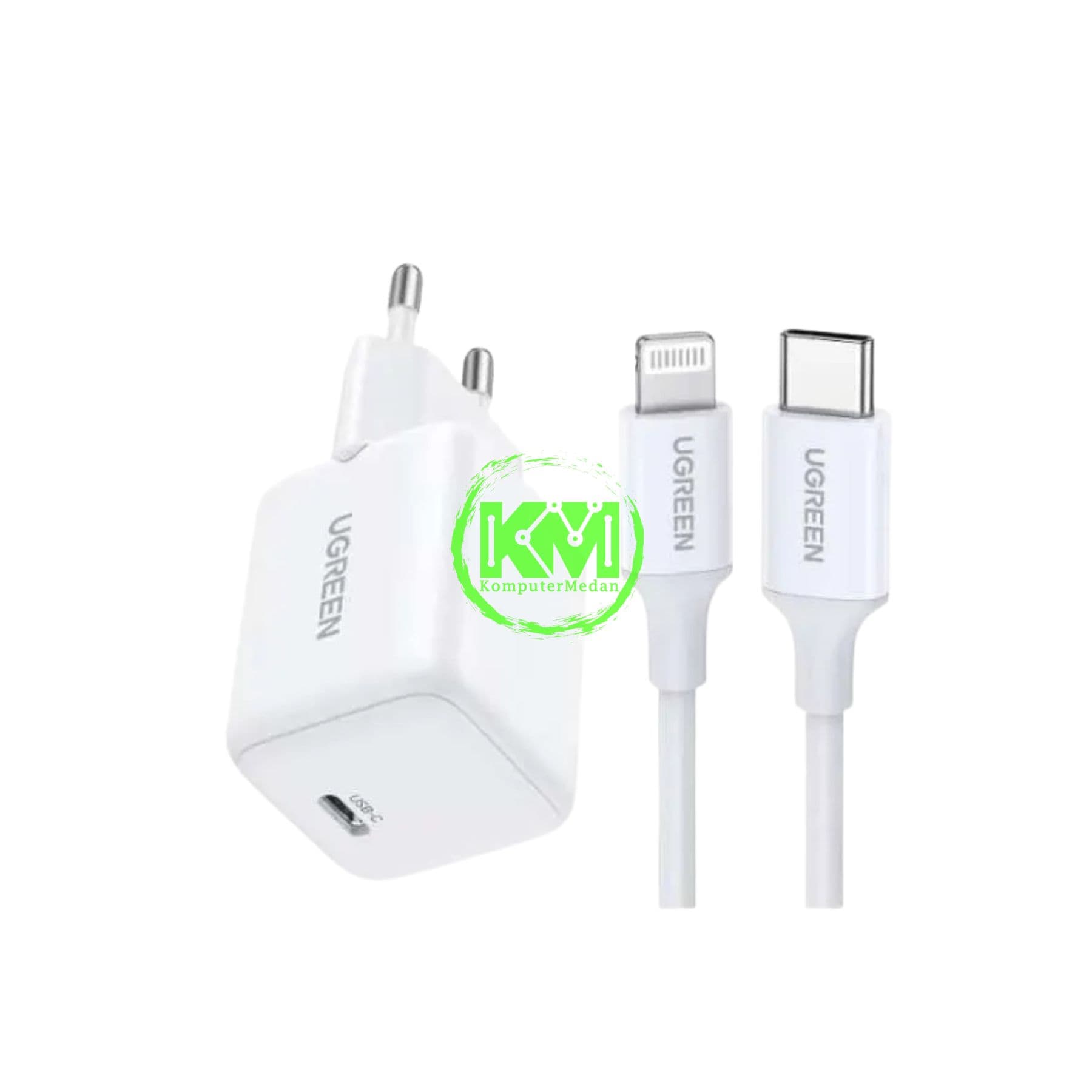 UGREEN N SERIES GAN 20W CHARGER SET WHITE / 65005