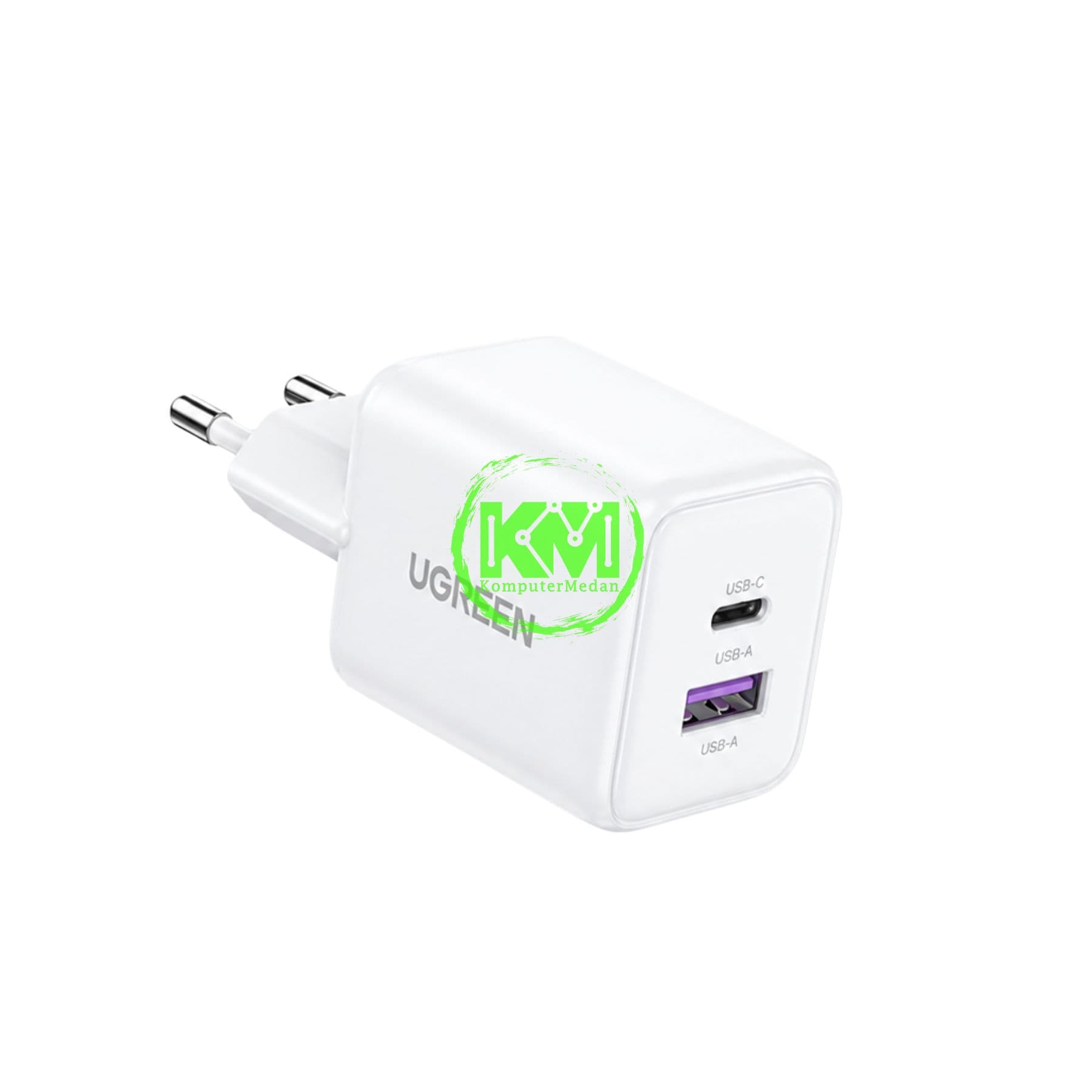 UGREEN N SERIES DUAL PORT GAN 30W WHITE / 65015 - Image 2