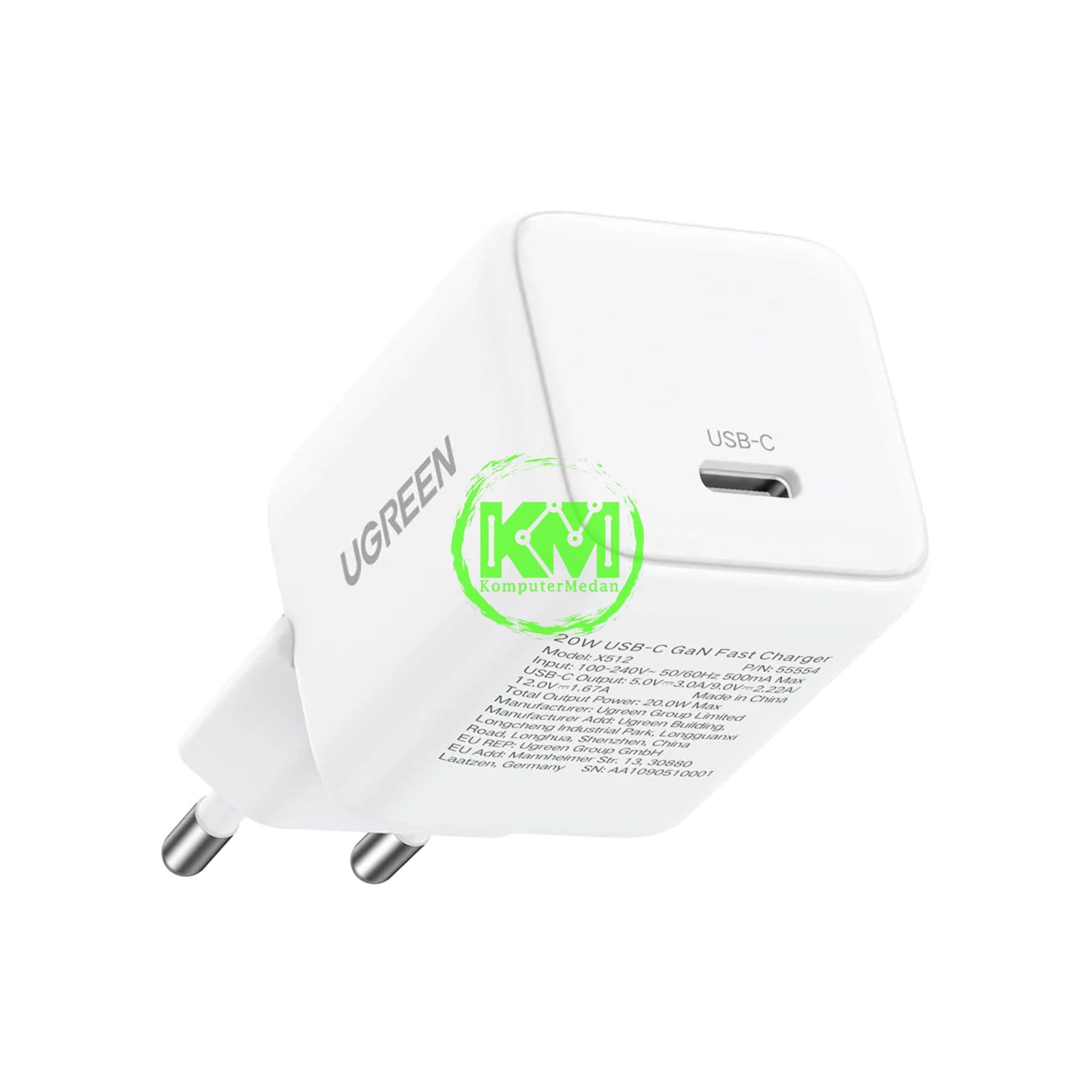UGREEN N SERIES GAN 20W WHITE / 55554