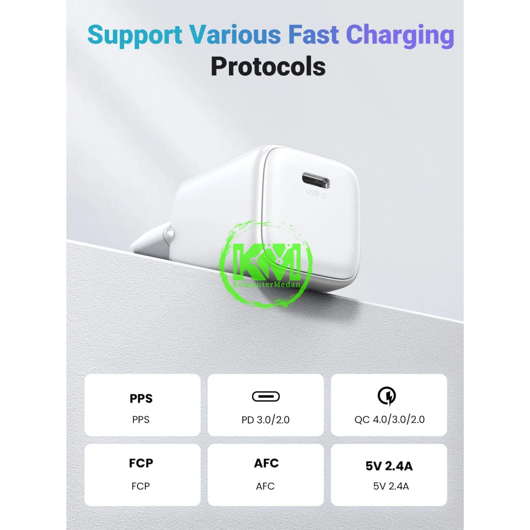 UGREEN NEXODE GAN 20W WHITE - PN 15324 - Image 5
