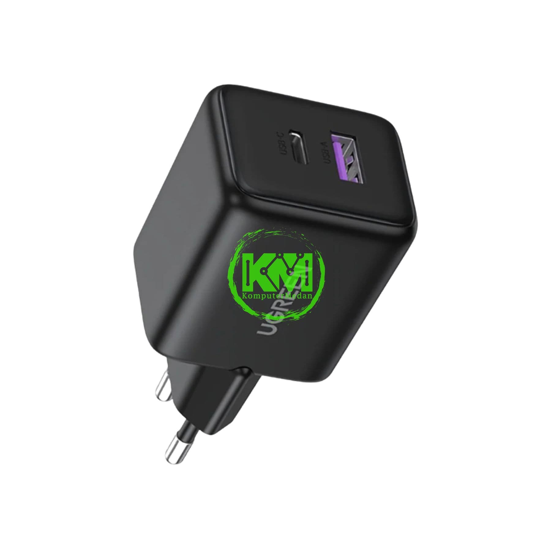 UGREEN N SERIES DUAL PORT GAN 30W BLACK / 65014 - Image 2