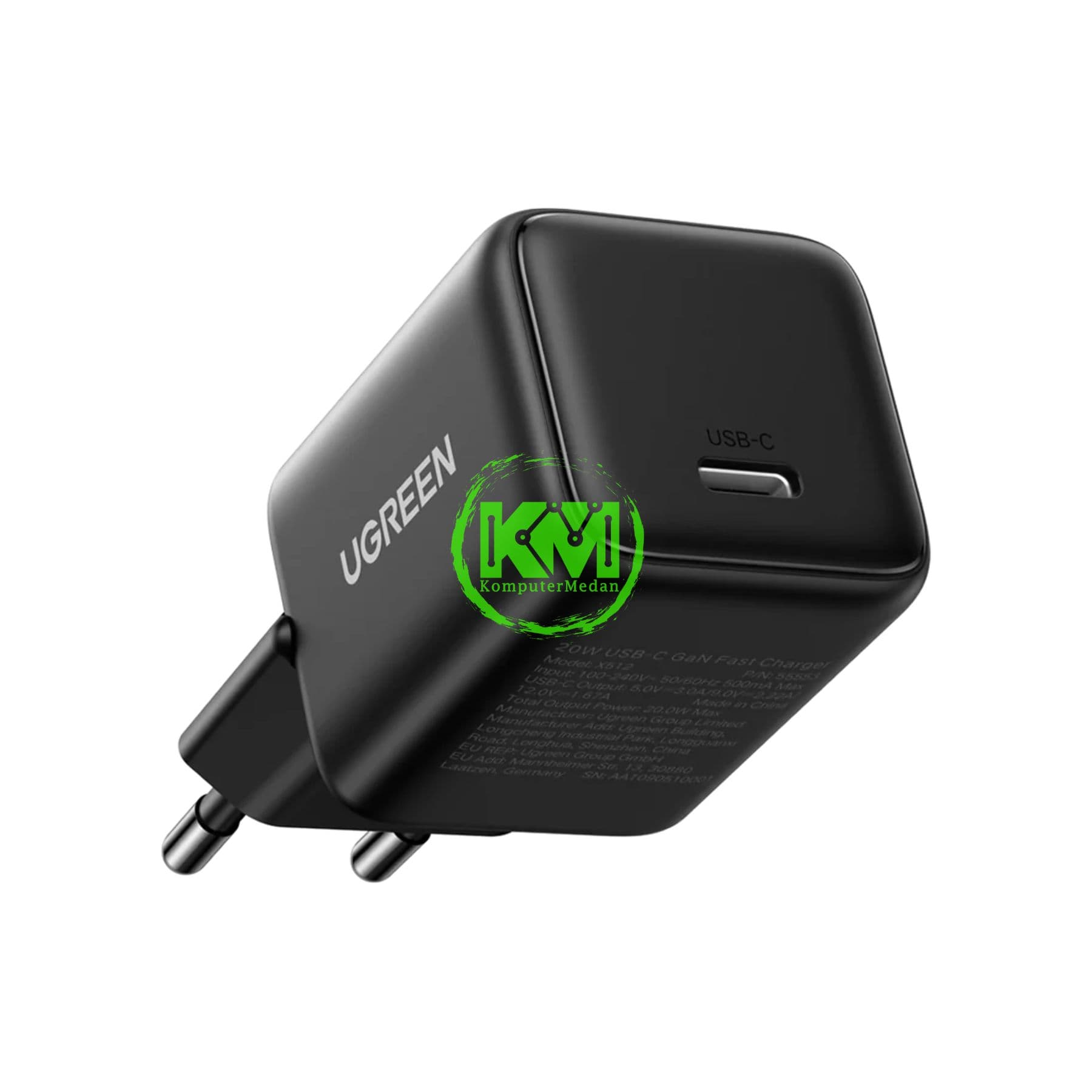 UGREEN N SERIES GAN 20W BLACK / 55553 - Image 2